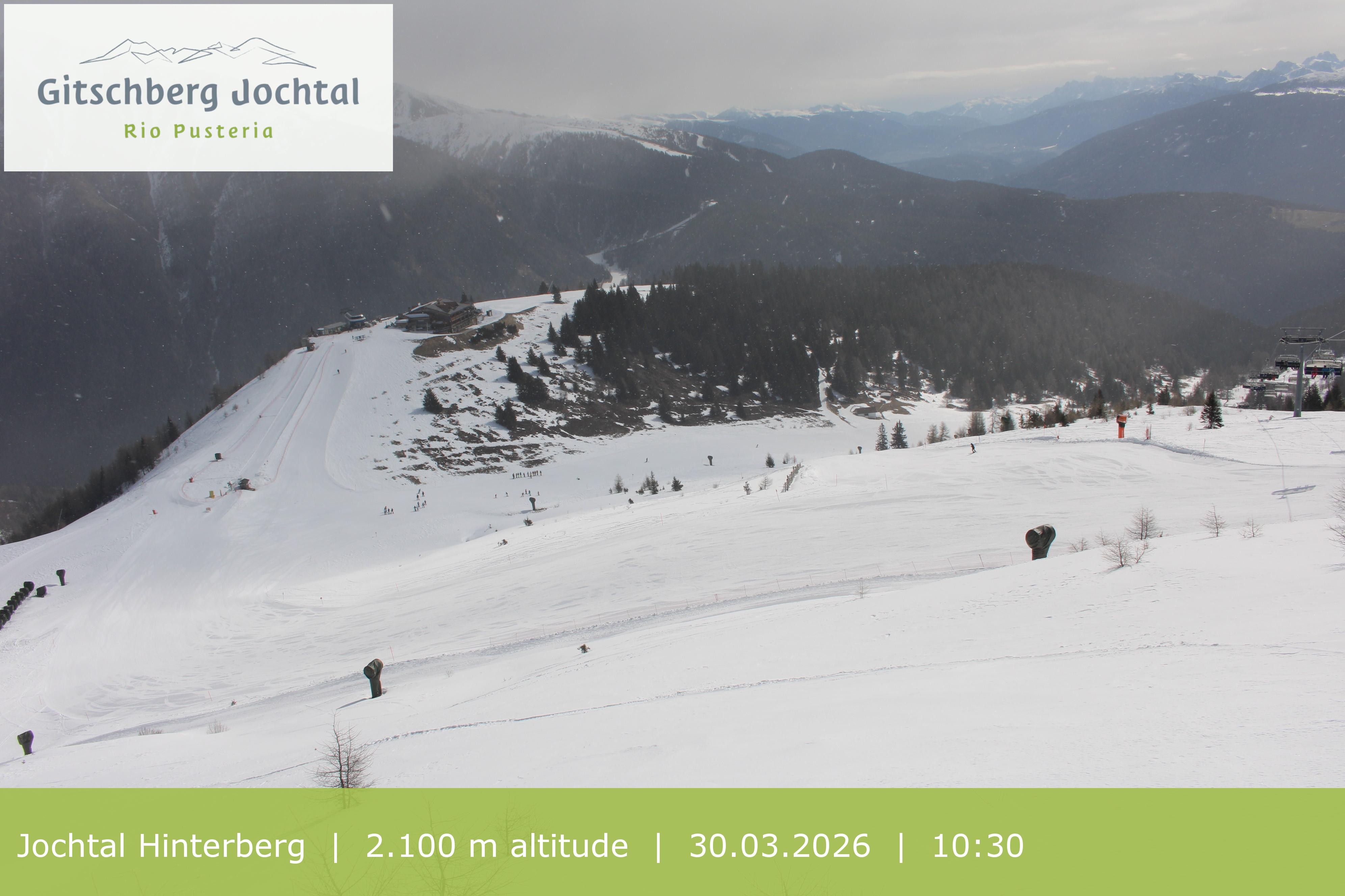 Archived image Webcam: View at Jochtal