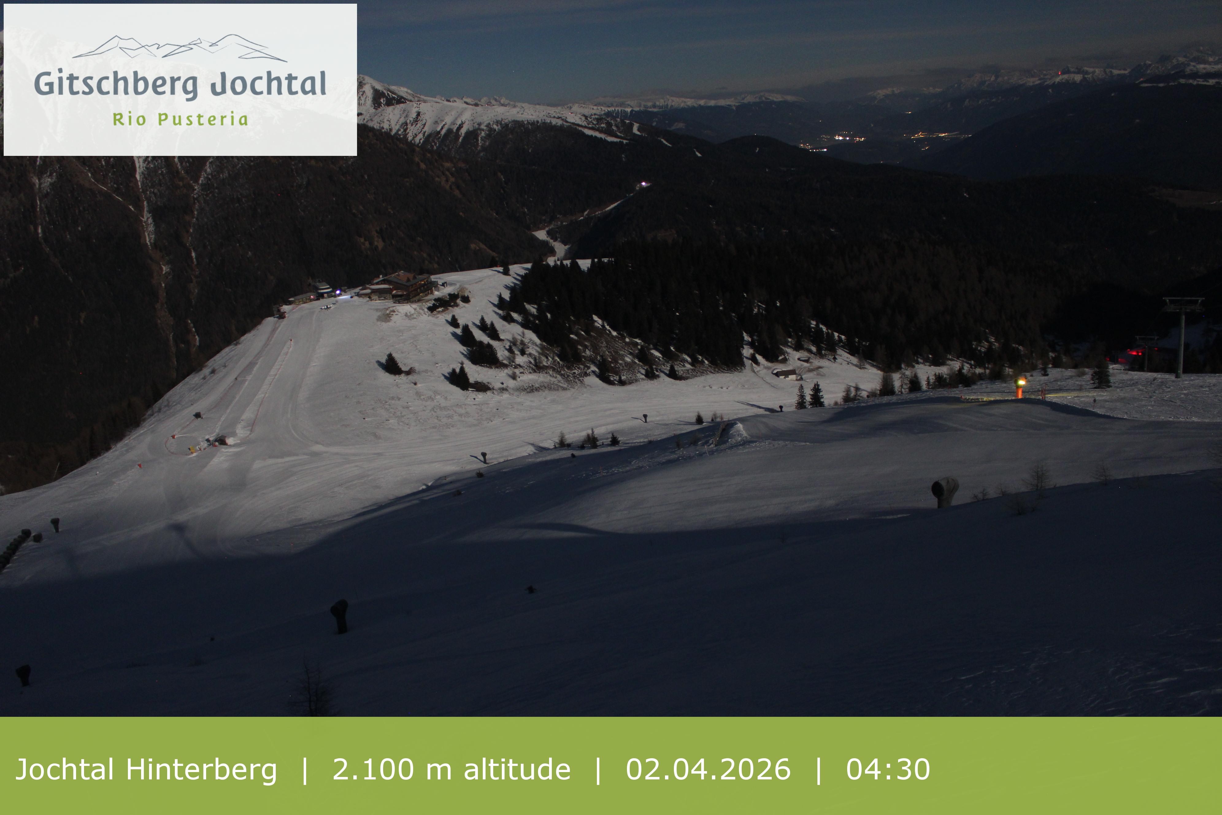 Archived image Webcam: View at Jochtal