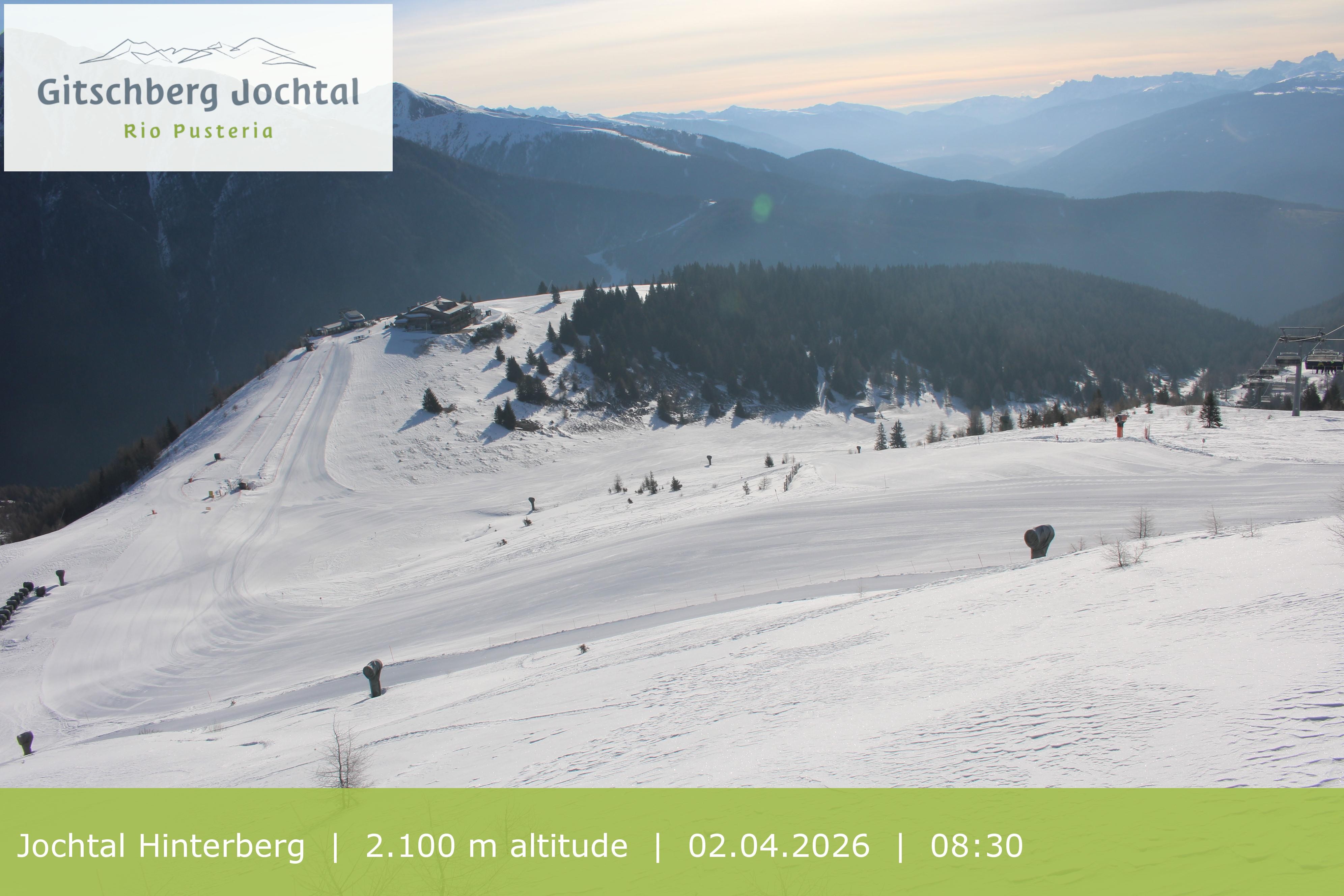 Archived image Webcam: View at Jochtal