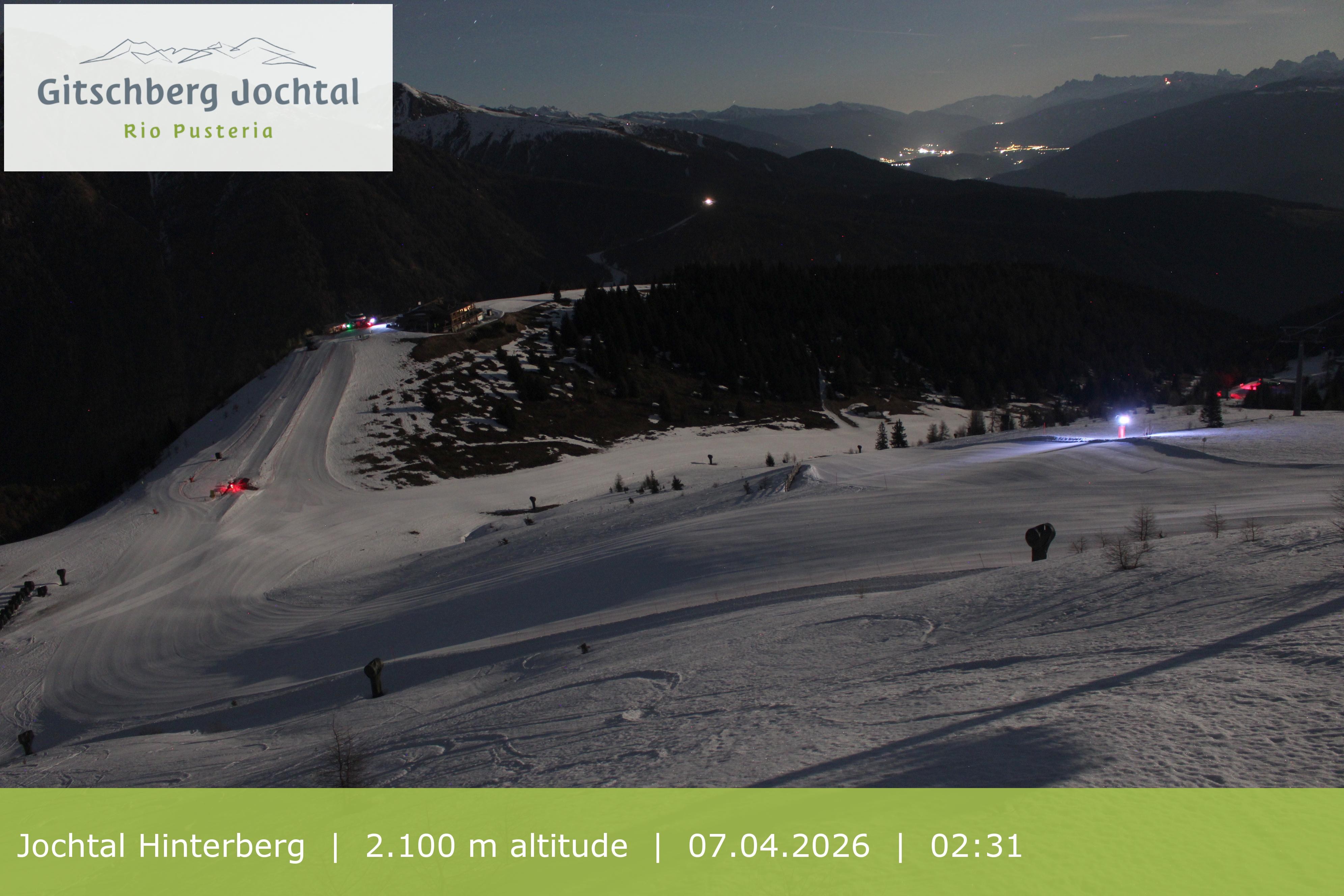 Archived image Webcam: View at Jochtal