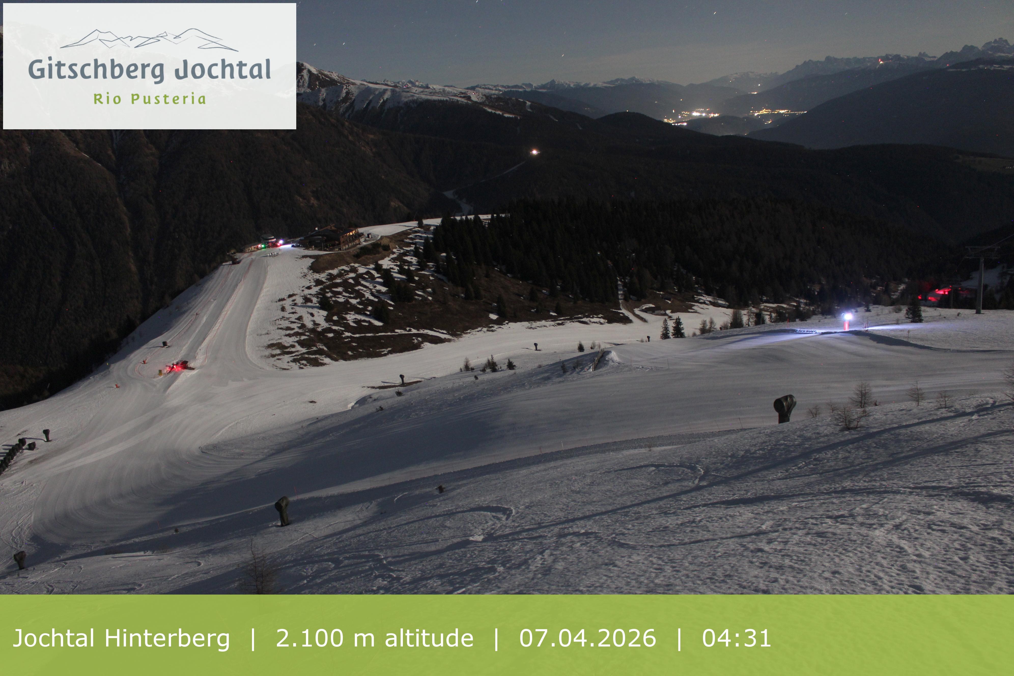 Archived image Webcam: View at Jochtal