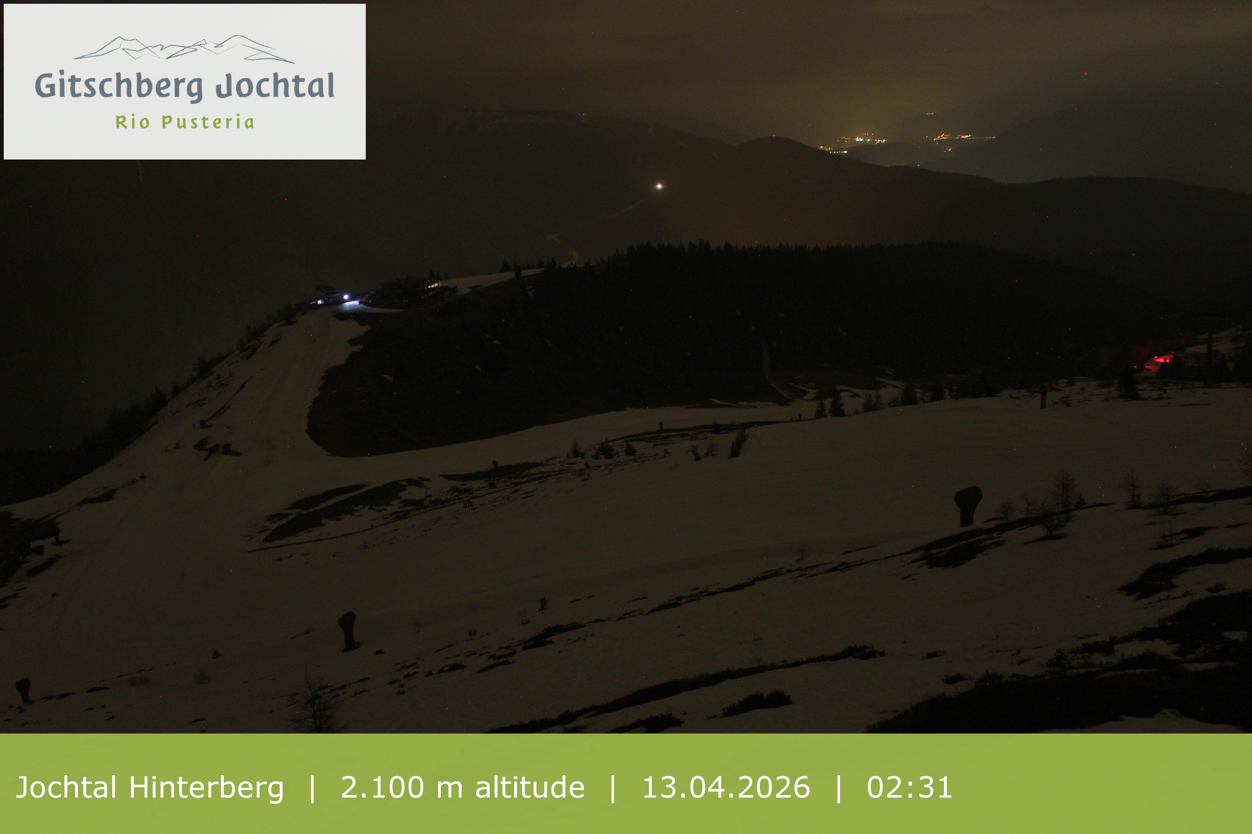 Archived image Webcam: View at Jochtal