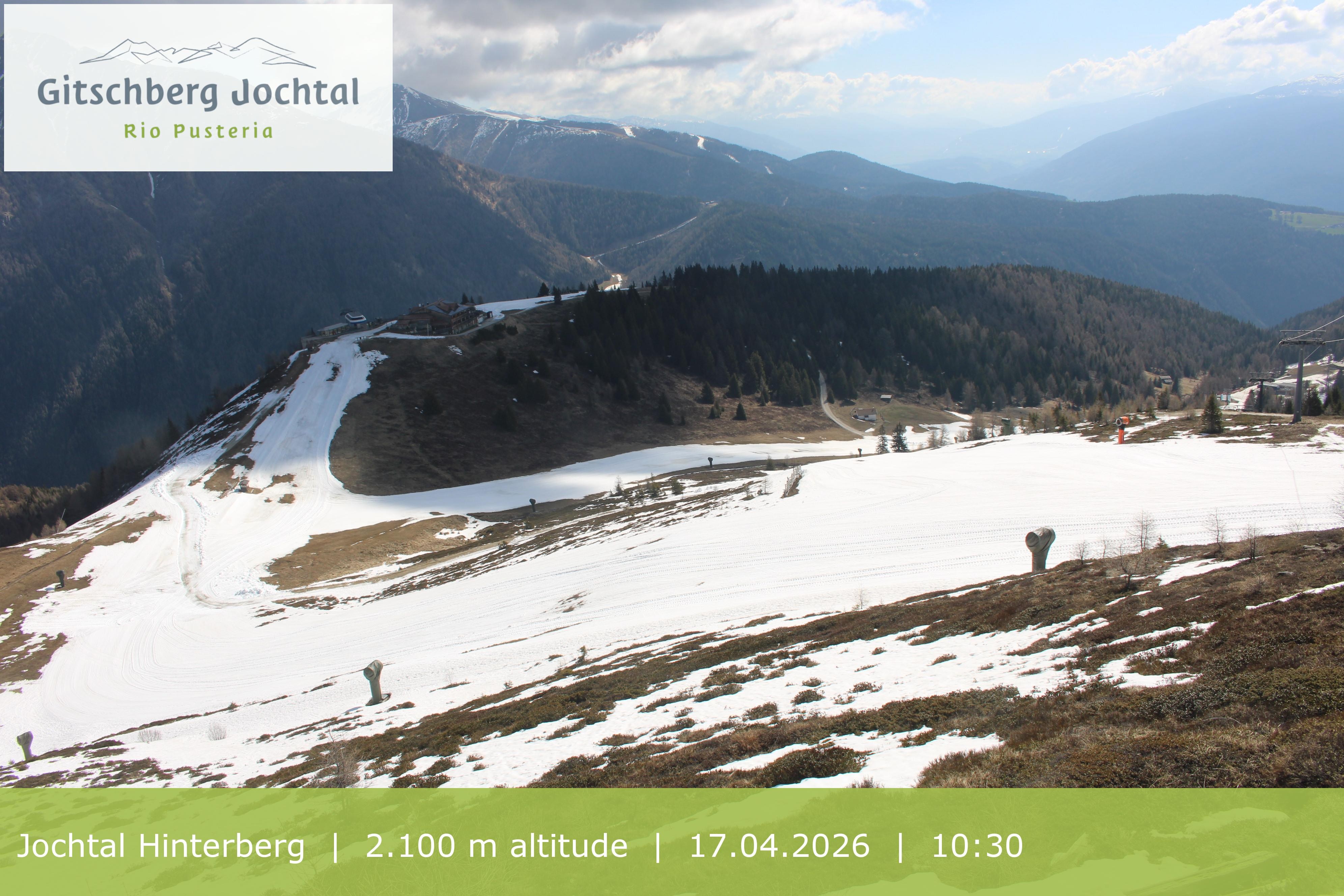 Archived image Webcam: View at Jochtal