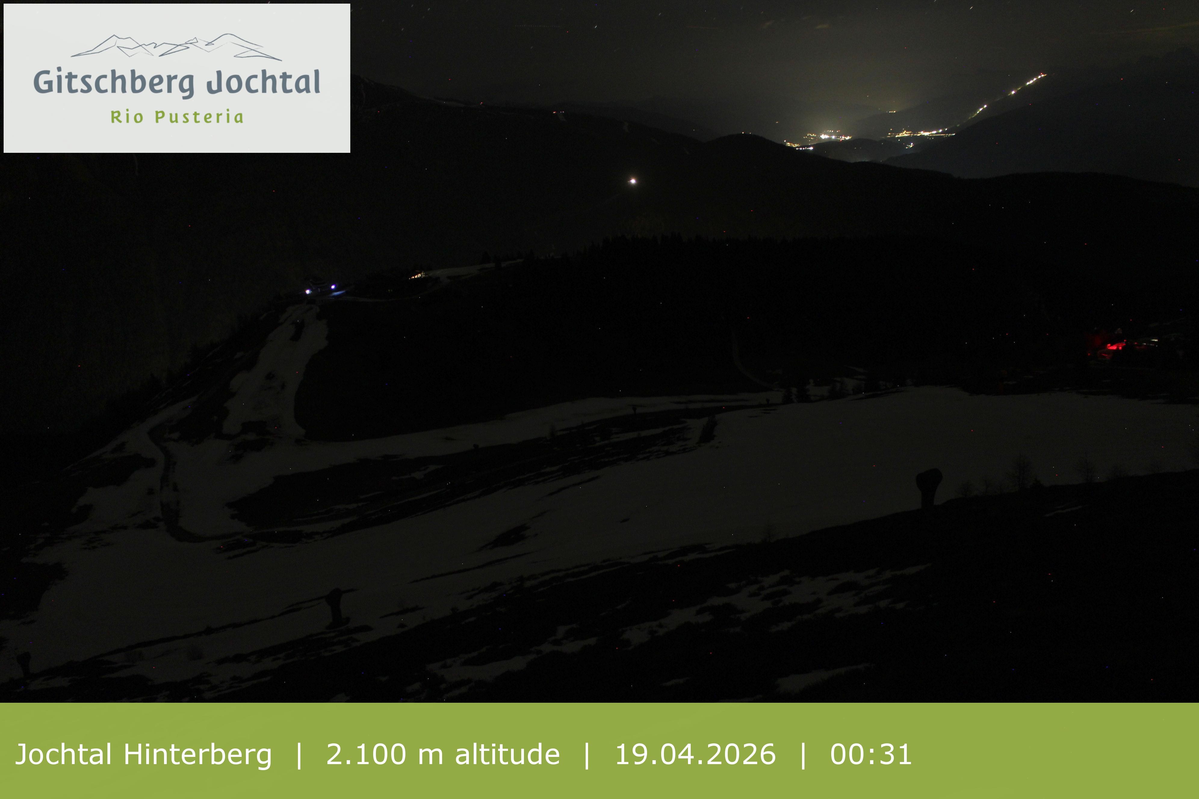 Archived image Webcam: View at Jochtal