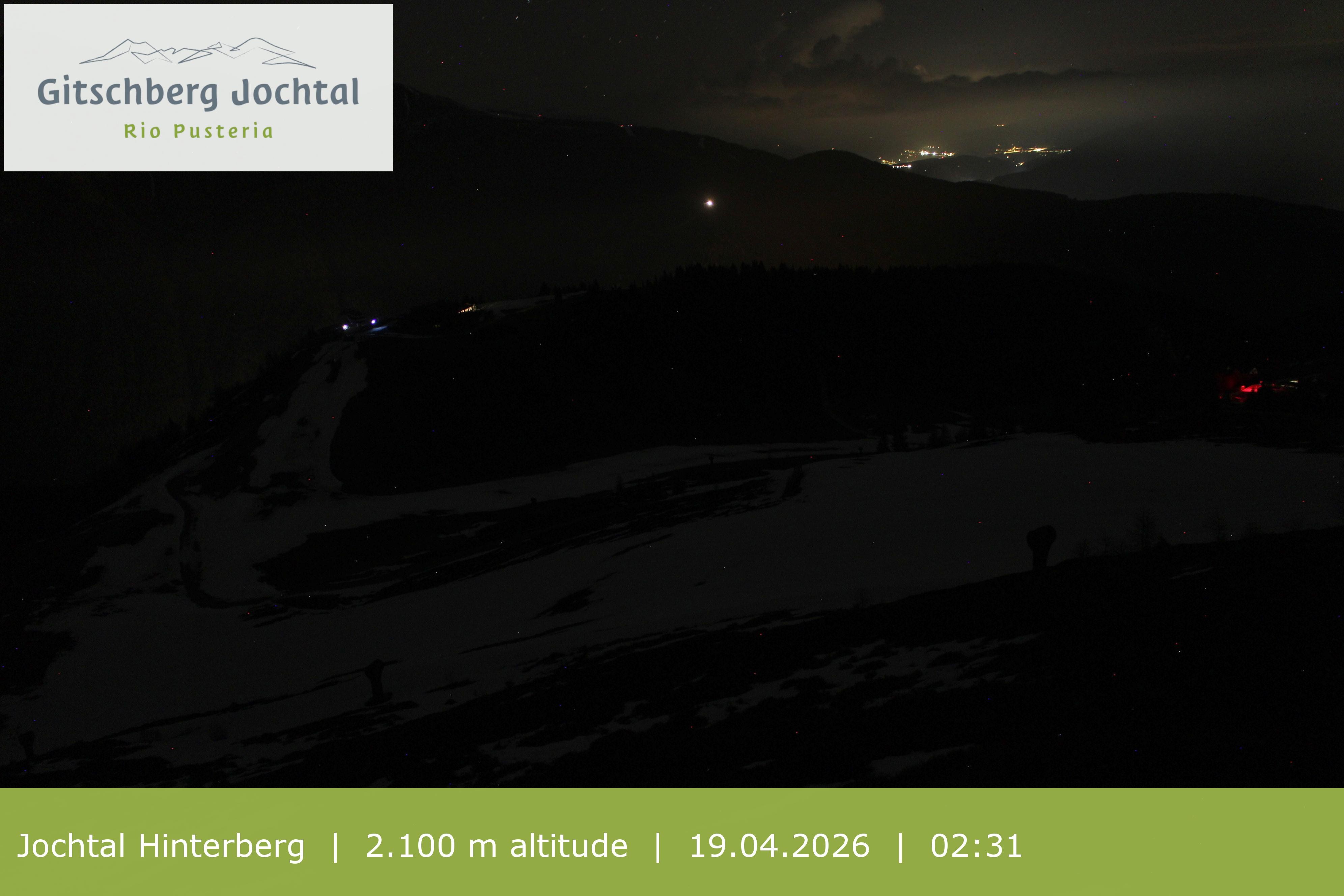 Archived image Webcam: View at Jochtal