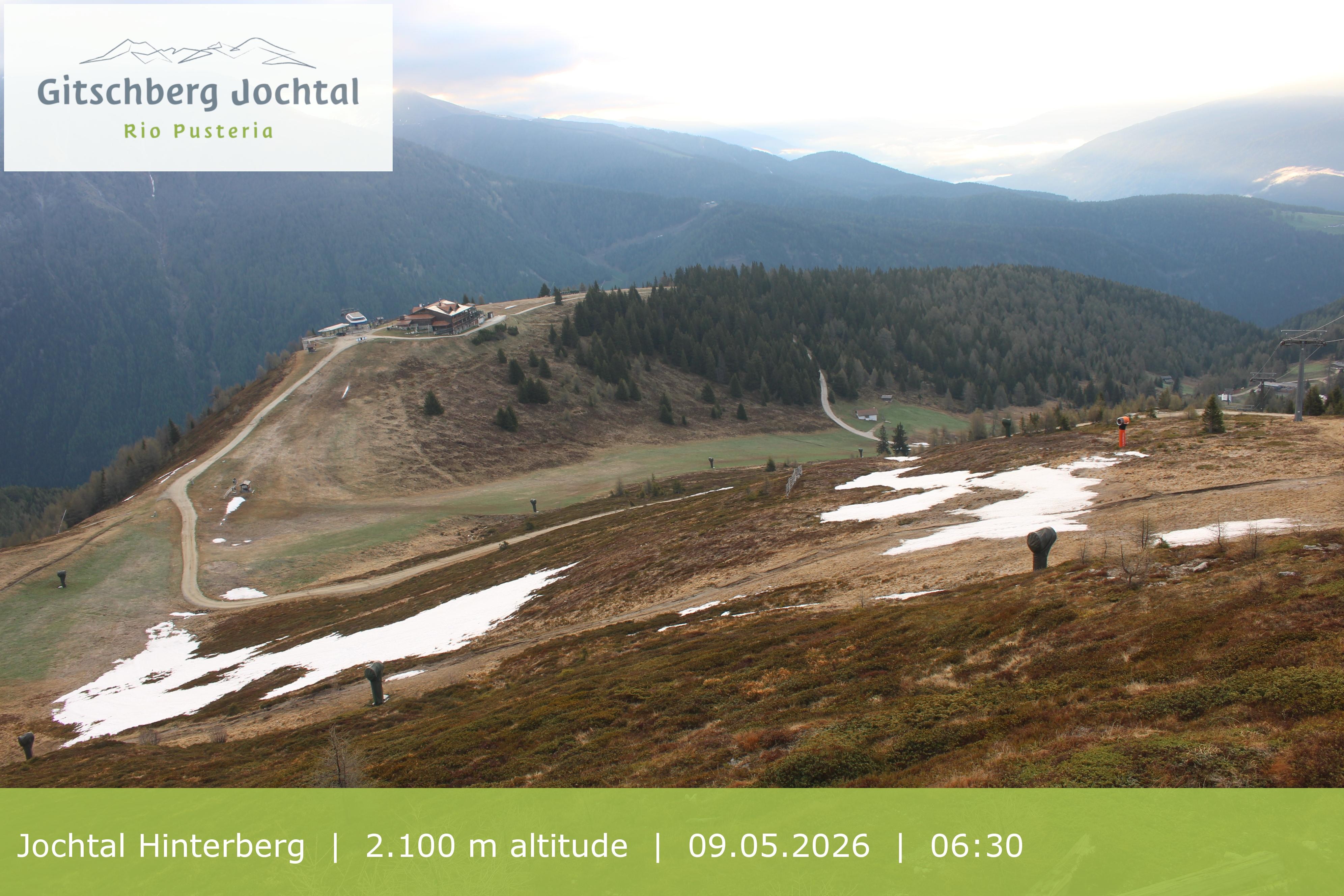 Archived image Webcam: View at Jochtal