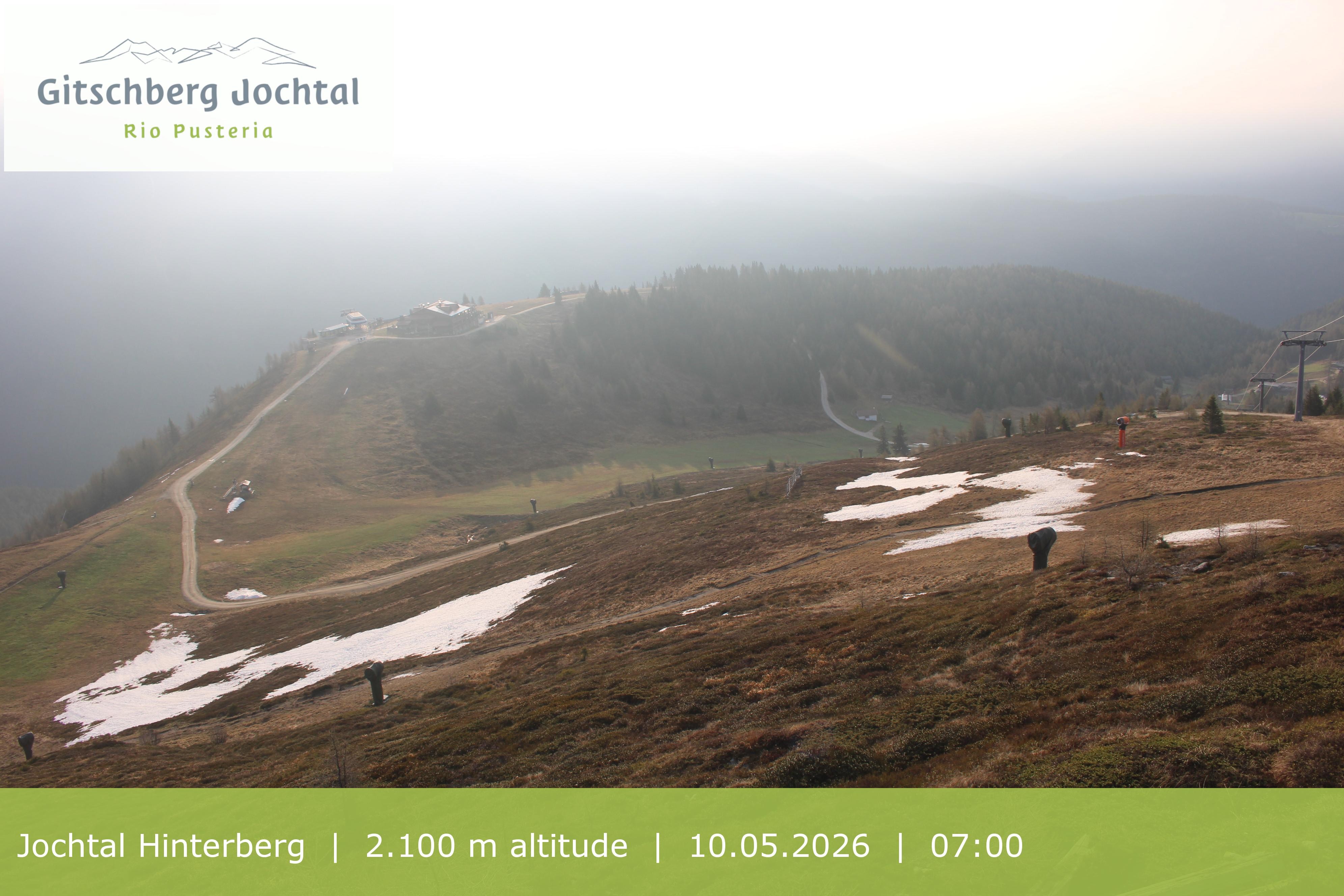 Archived image Webcam: View at Jochtal