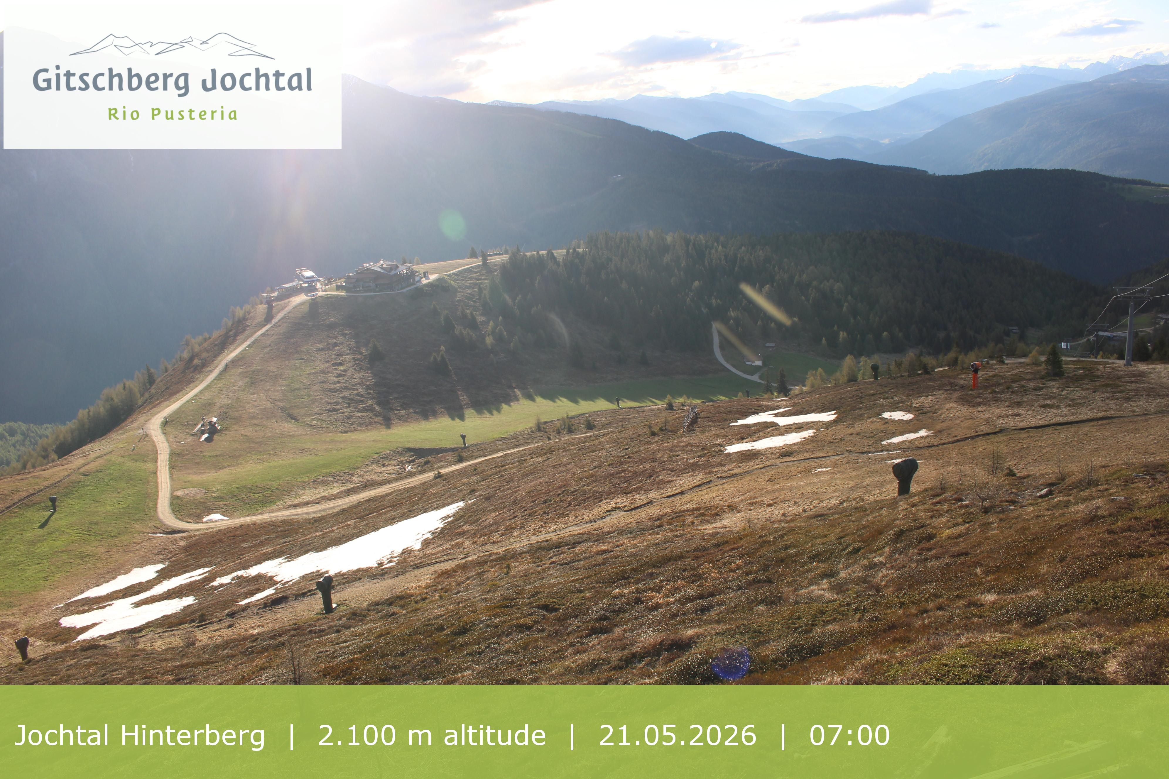 Archived image Webcam: View at Jochtal