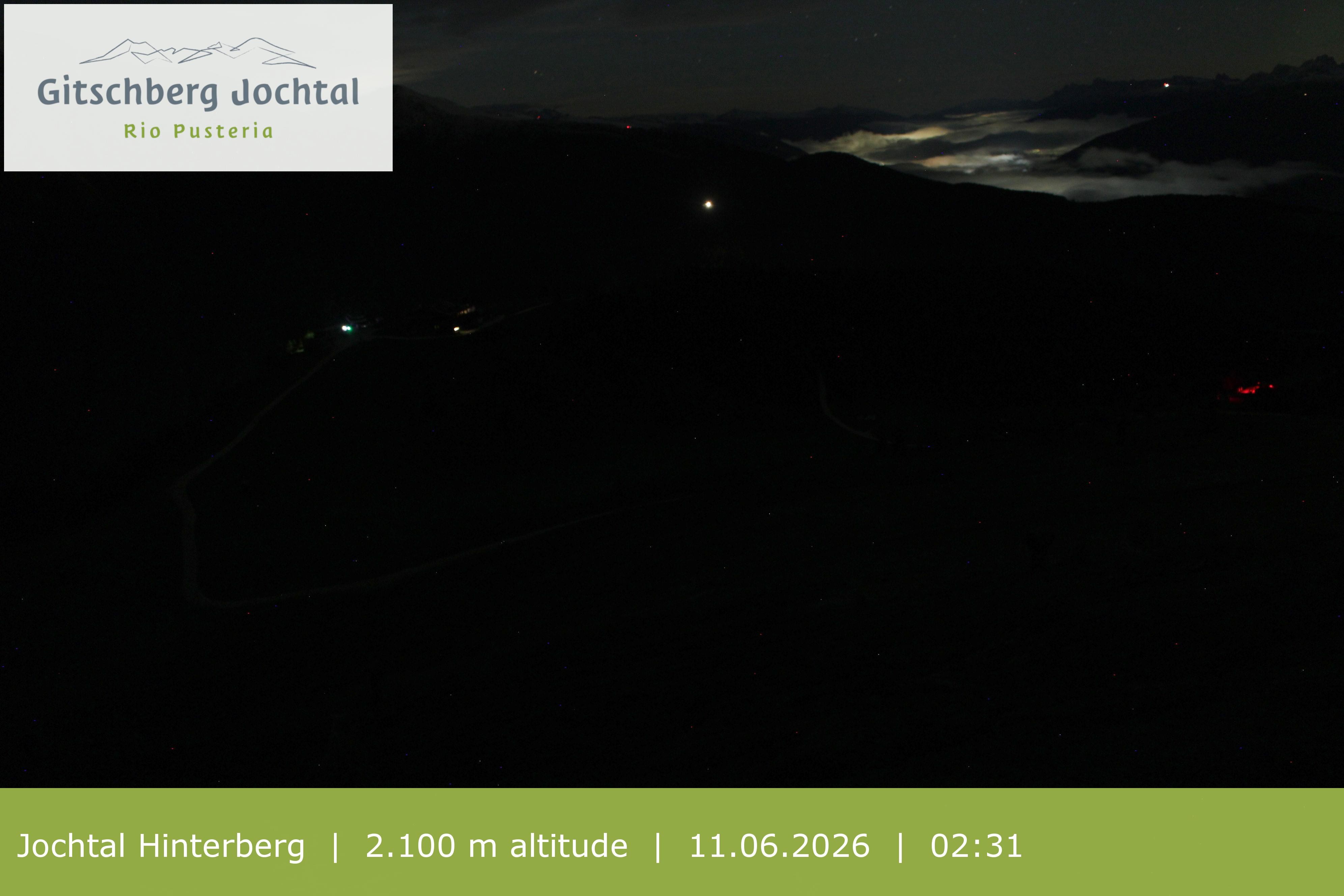 Archived image Webcam: View at Jochtal