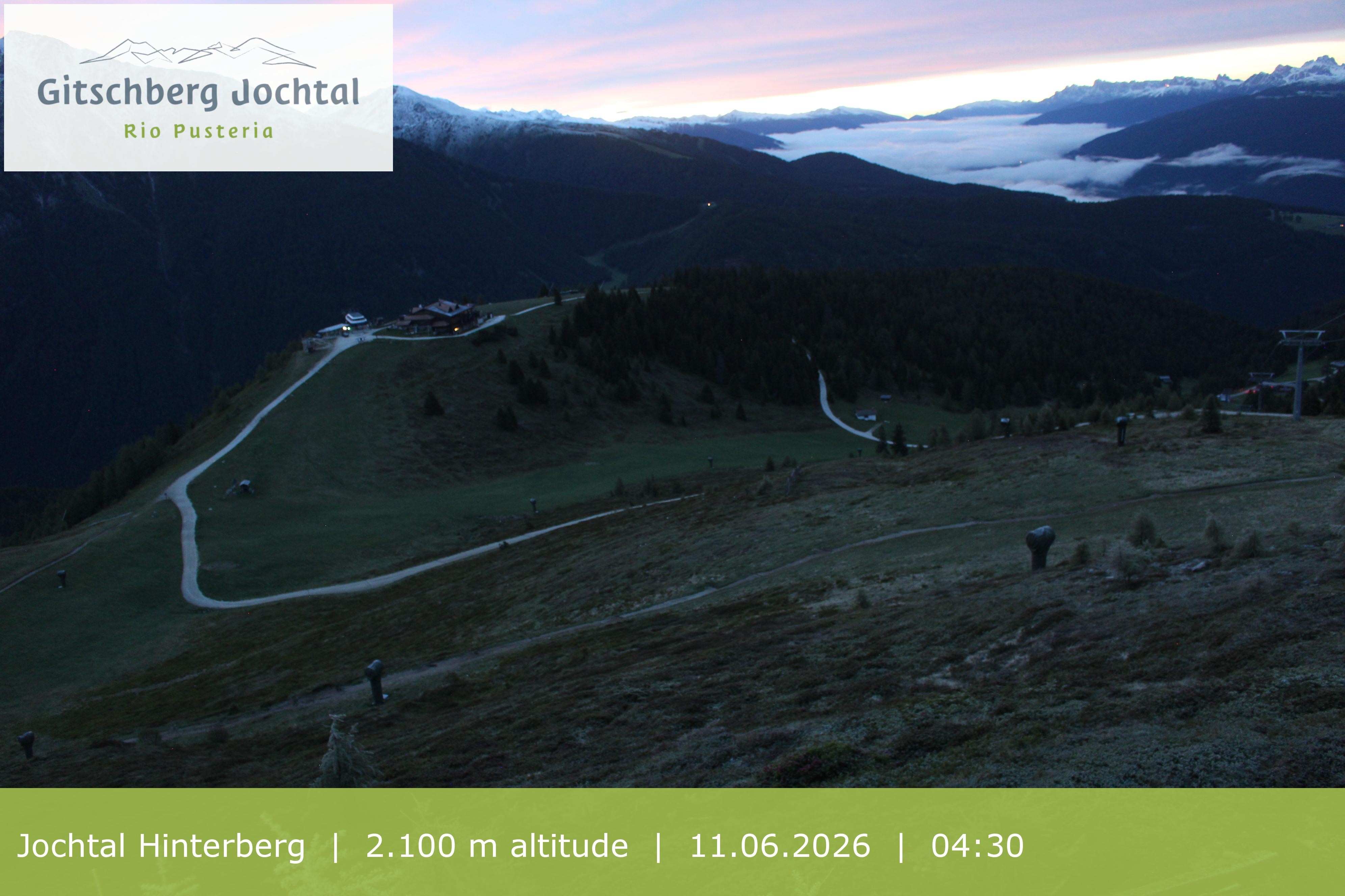 Archived image Webcam: View at Jochtal