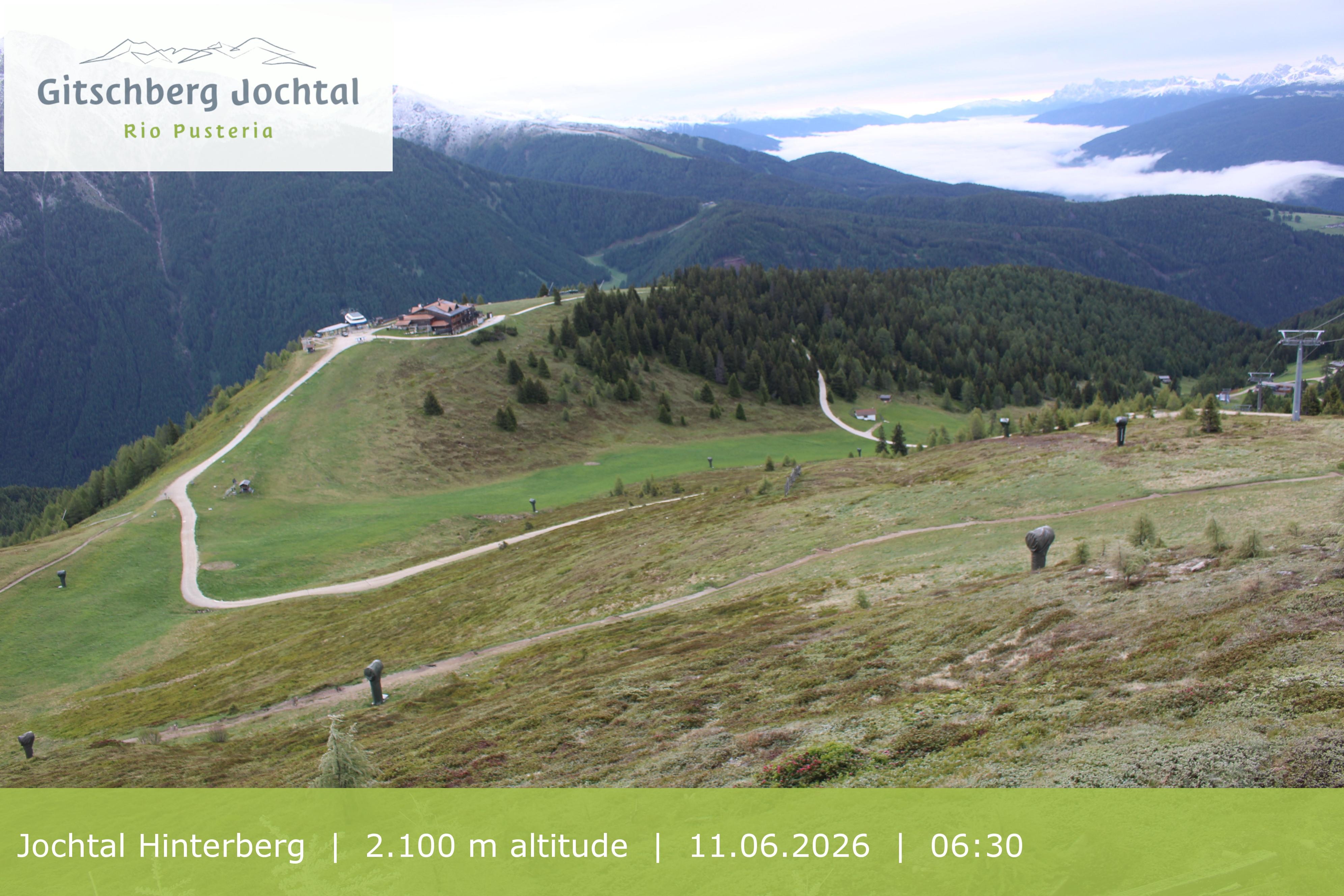 Archived image Webcam: View at Jochtal