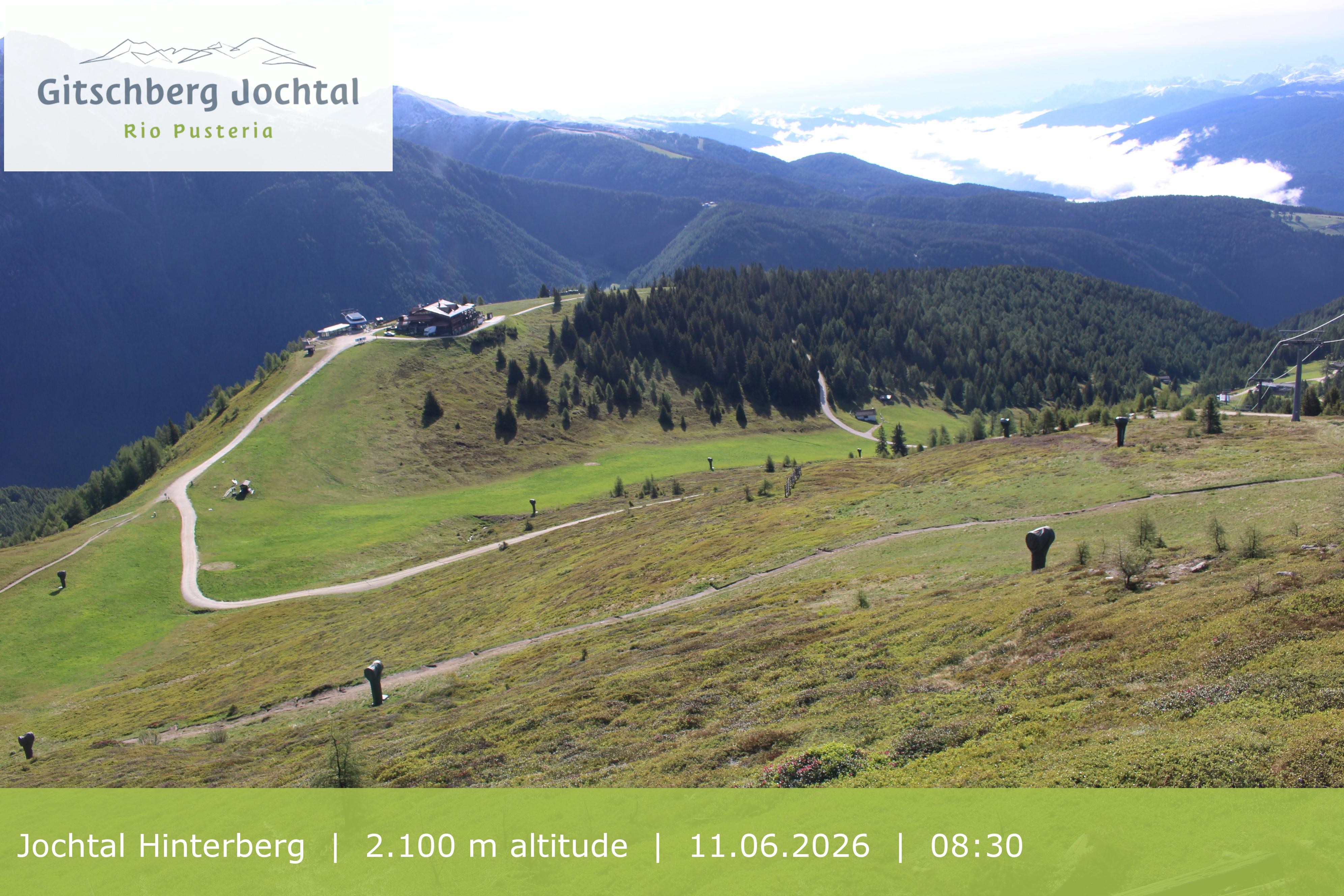 Archived image Webcam: View at Jochtal