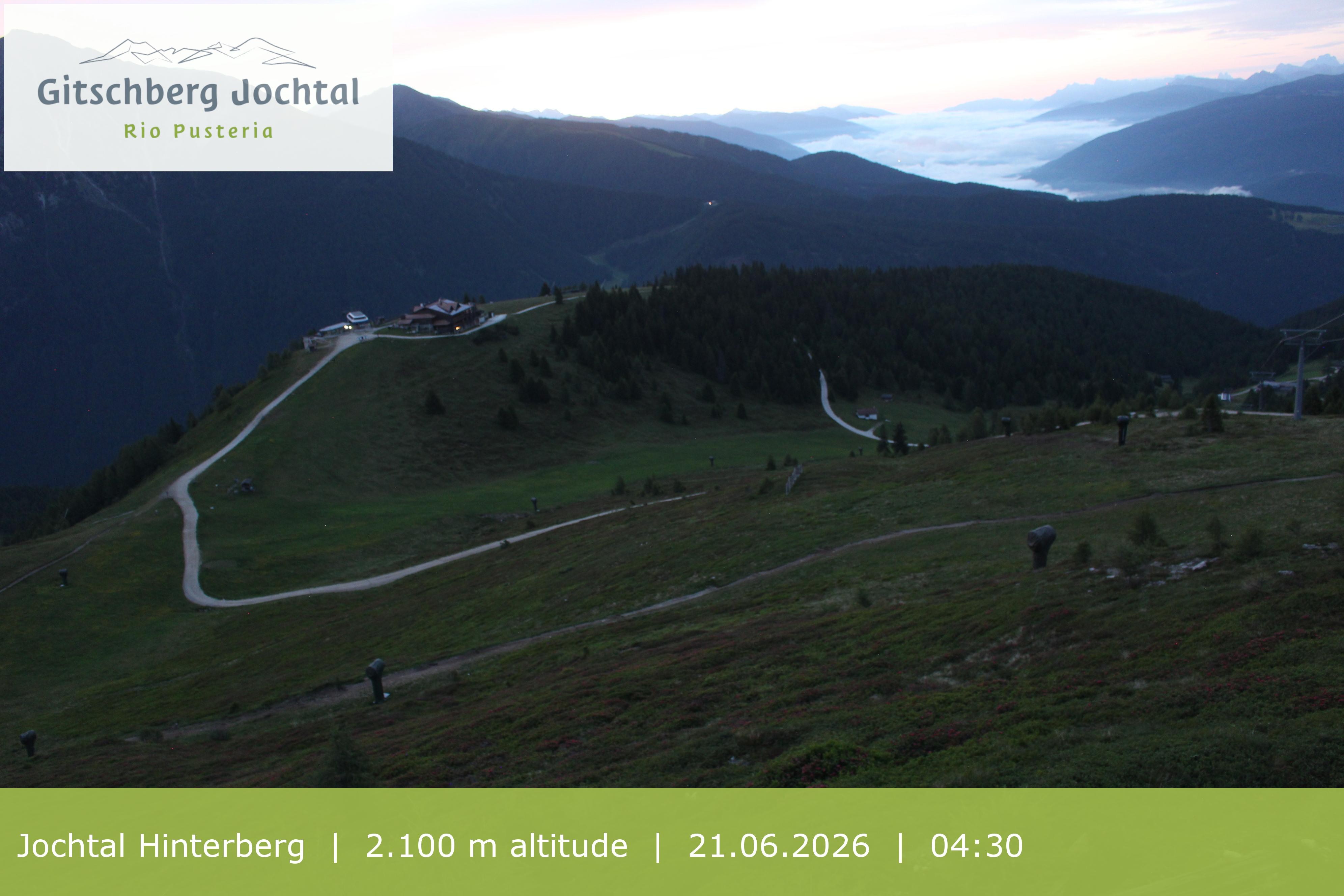 Archived image Webcam: View at Jochtal
