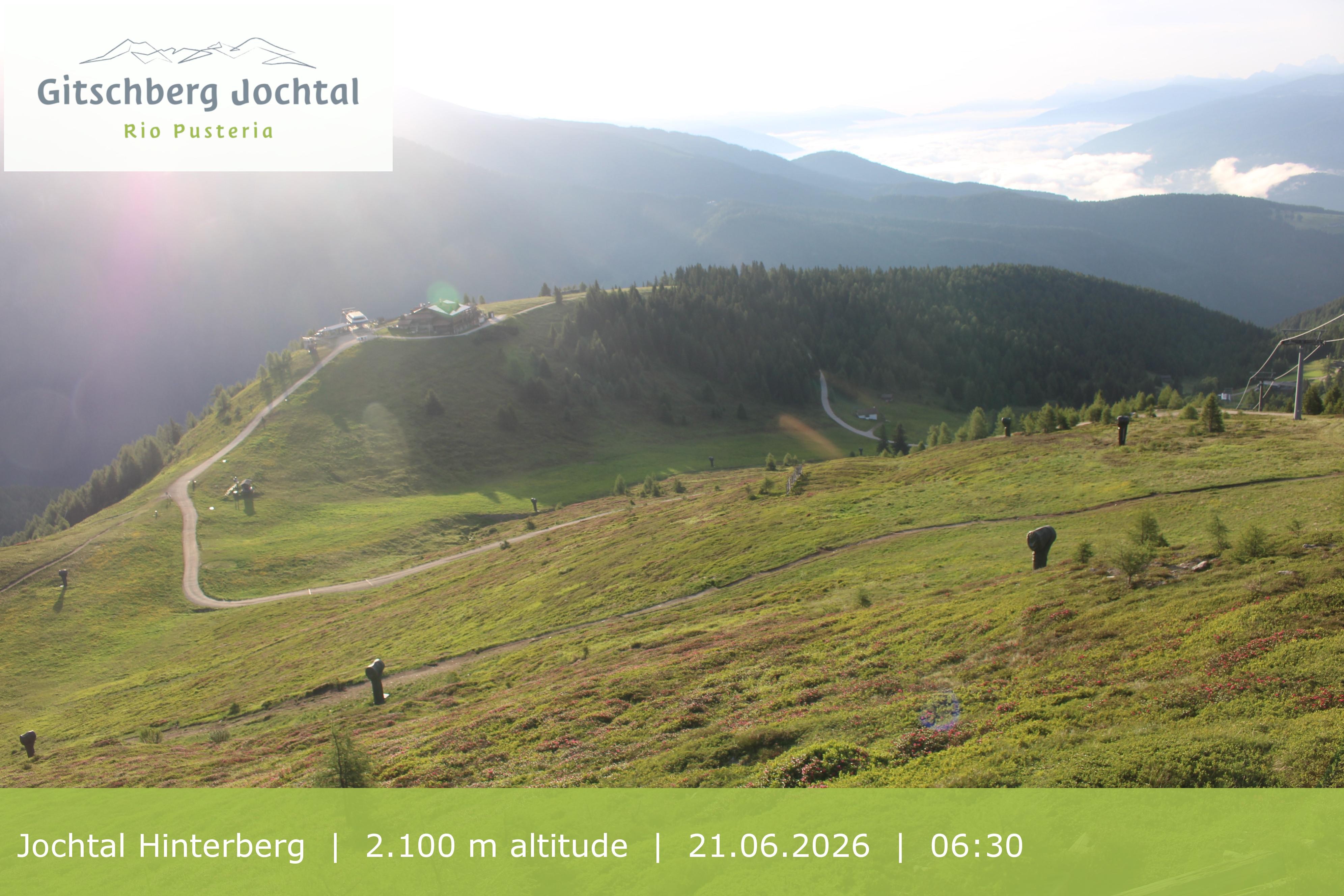 Archived image Webcam: View at Jochtal