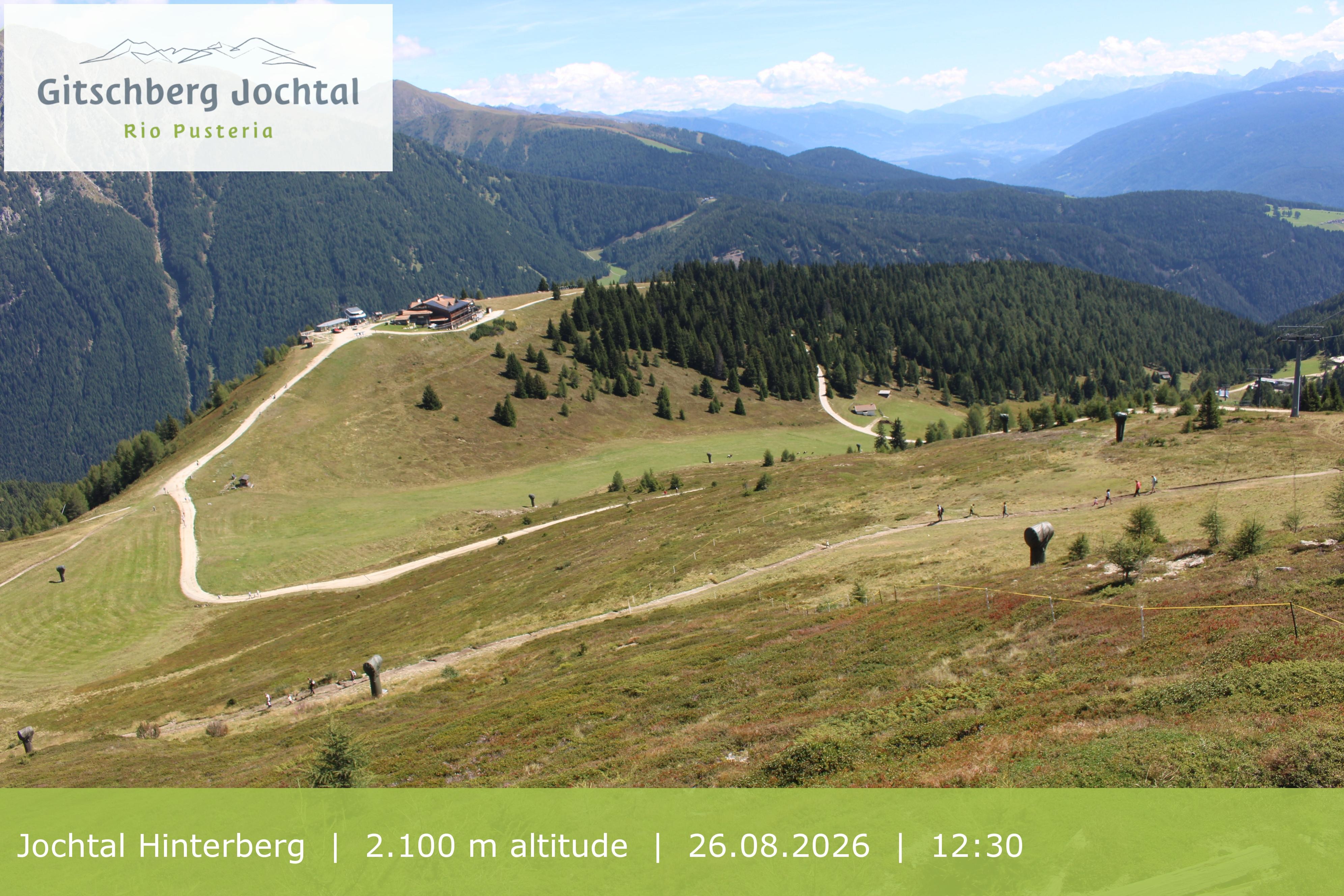 Archived image Webcam: View at Jochtal