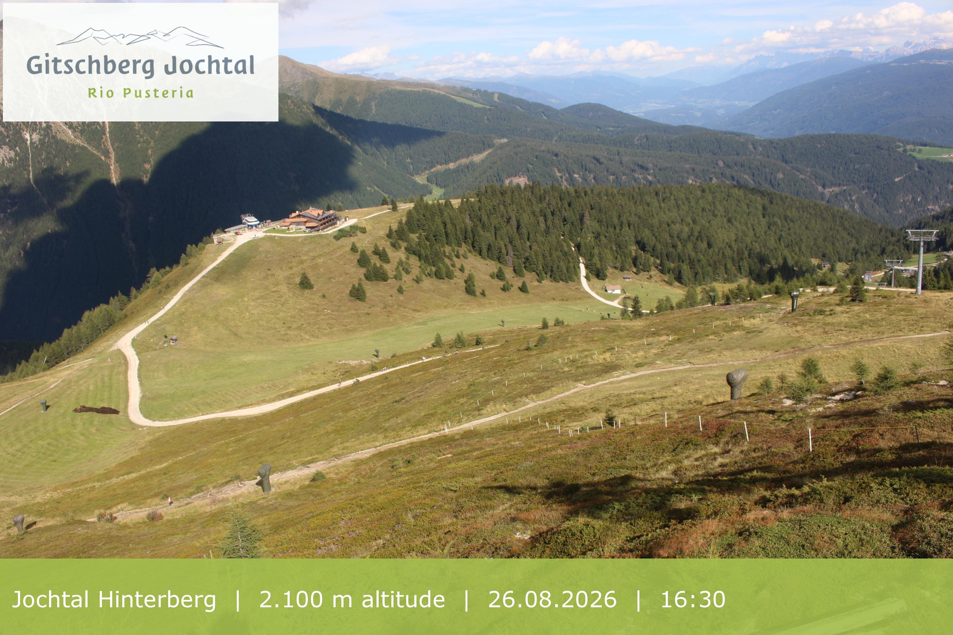 Archived image Webcam: View at Jochtal