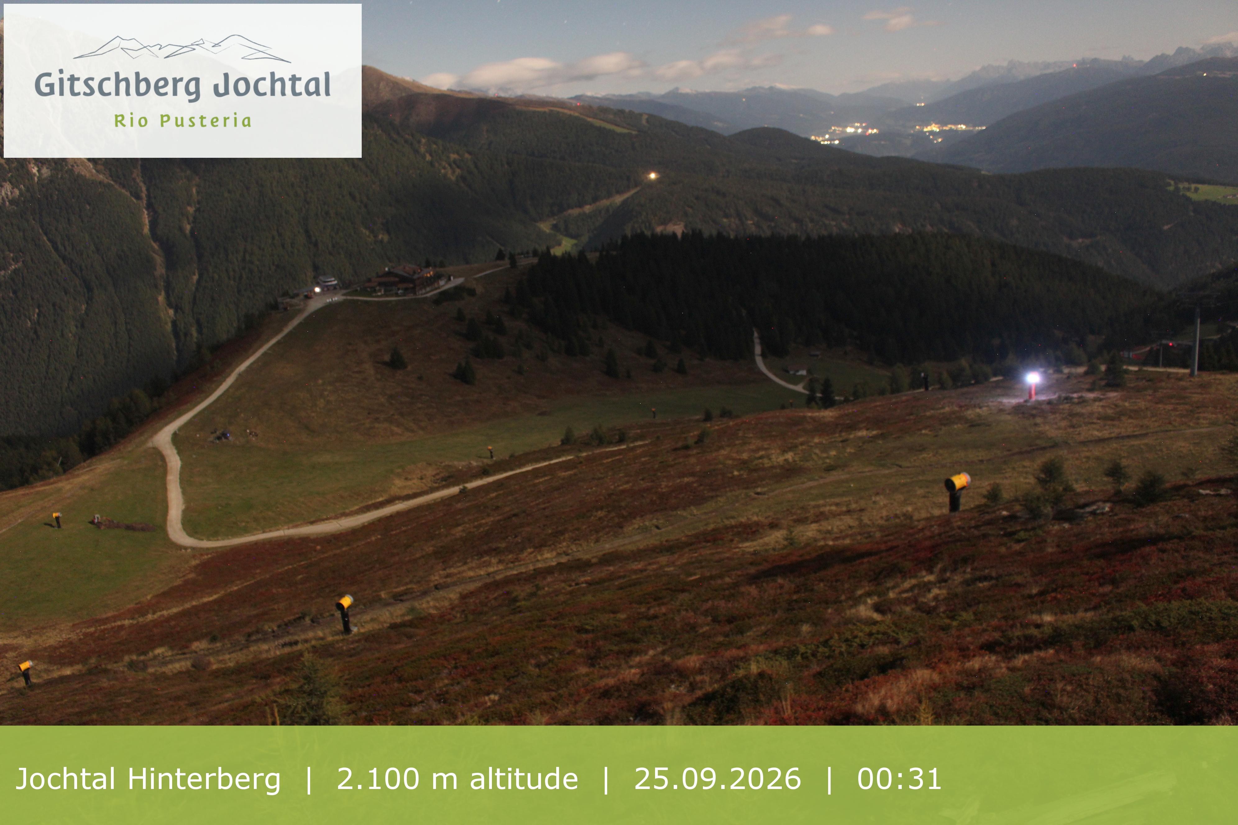 Archived image Webcam: View at Jochtal