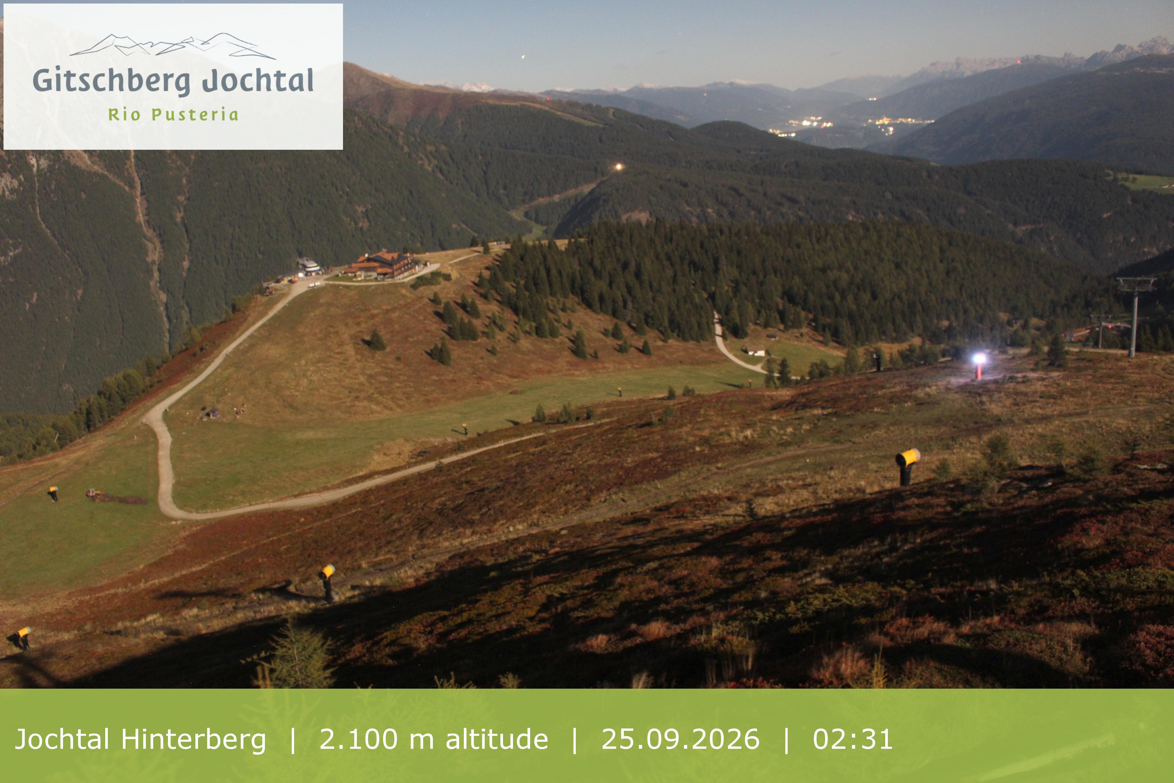 Archived image Webcam: View at Jochtal