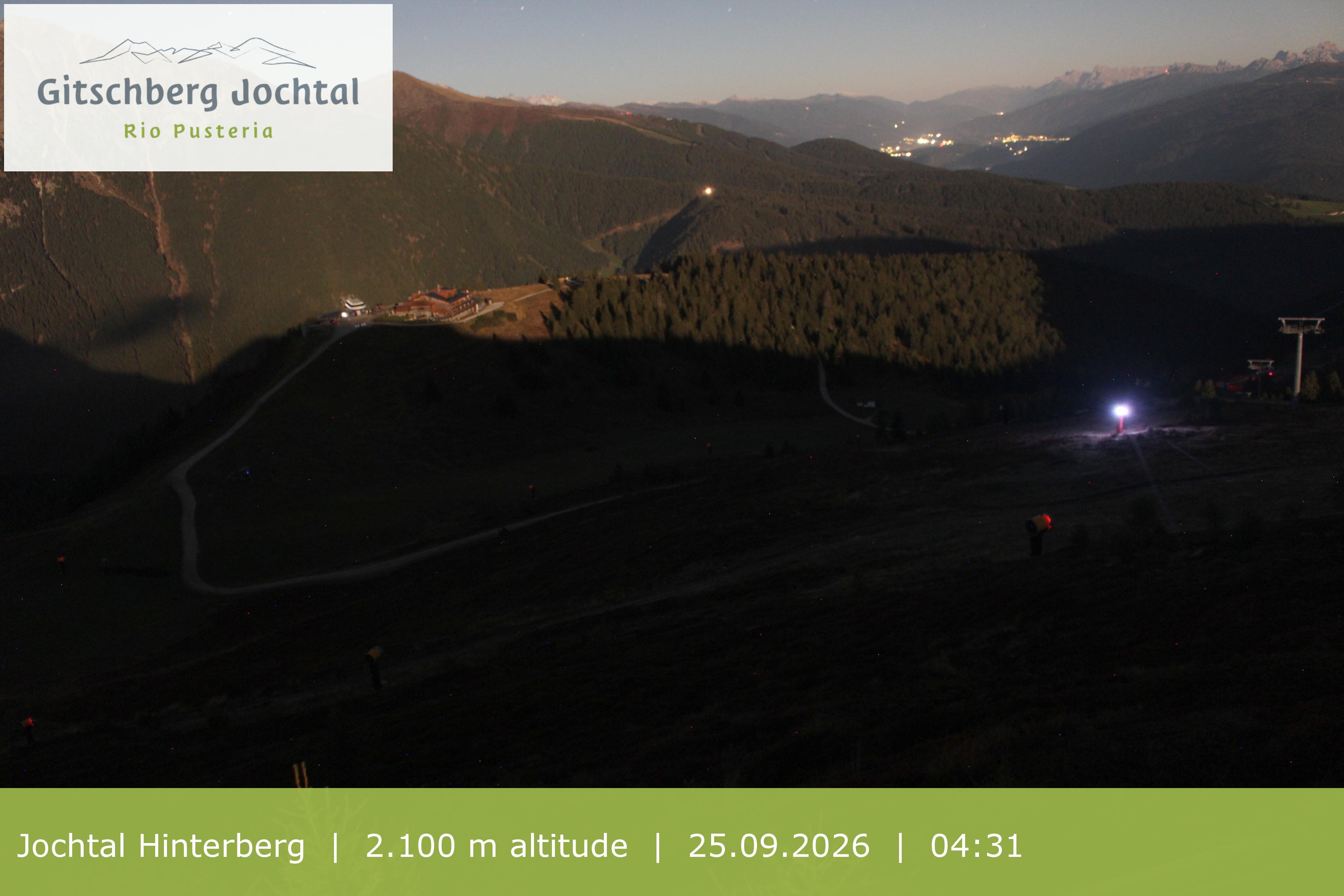 Archived image Webcam: View at Jochtal