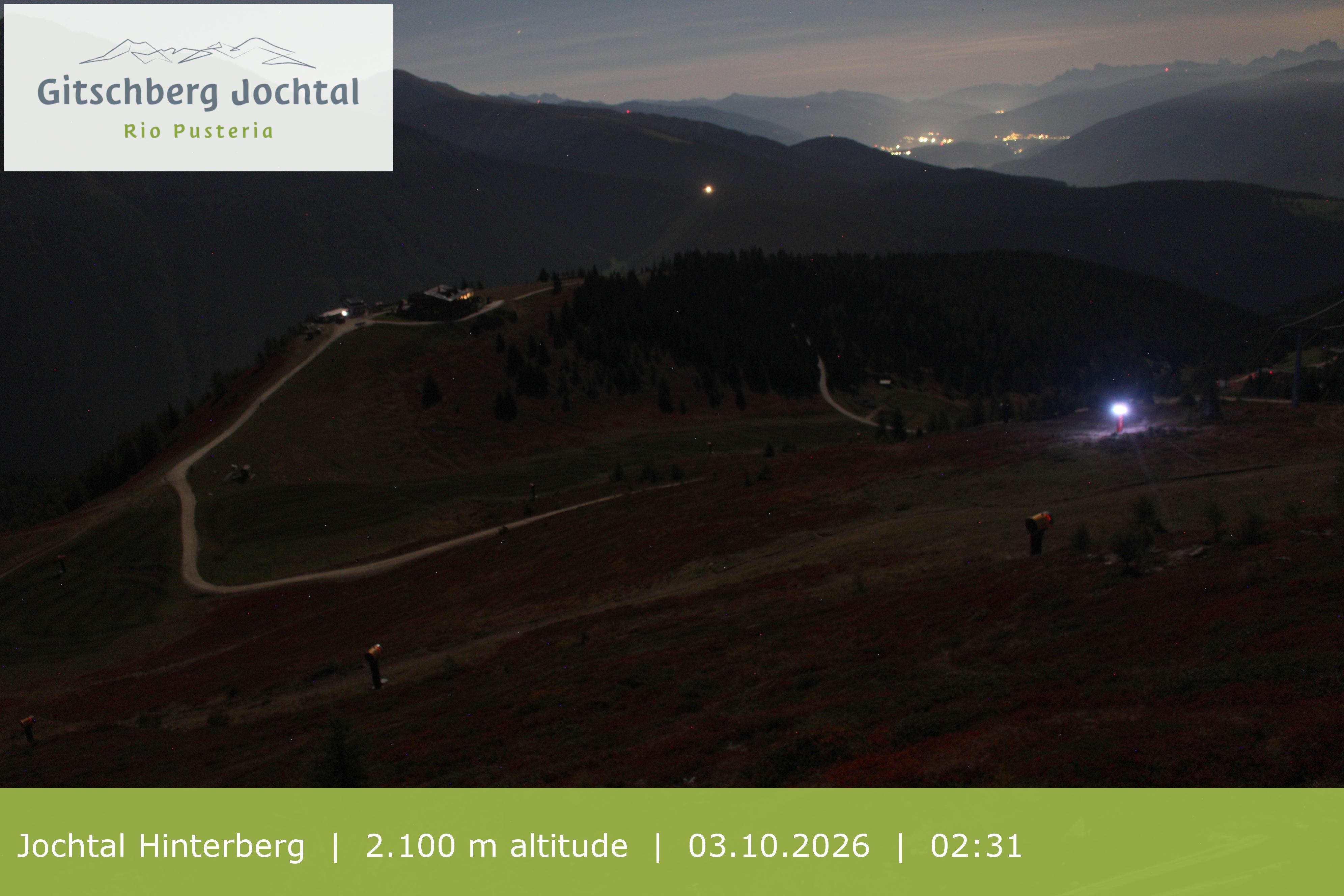 Archived image Webcam: View at Jochtal
