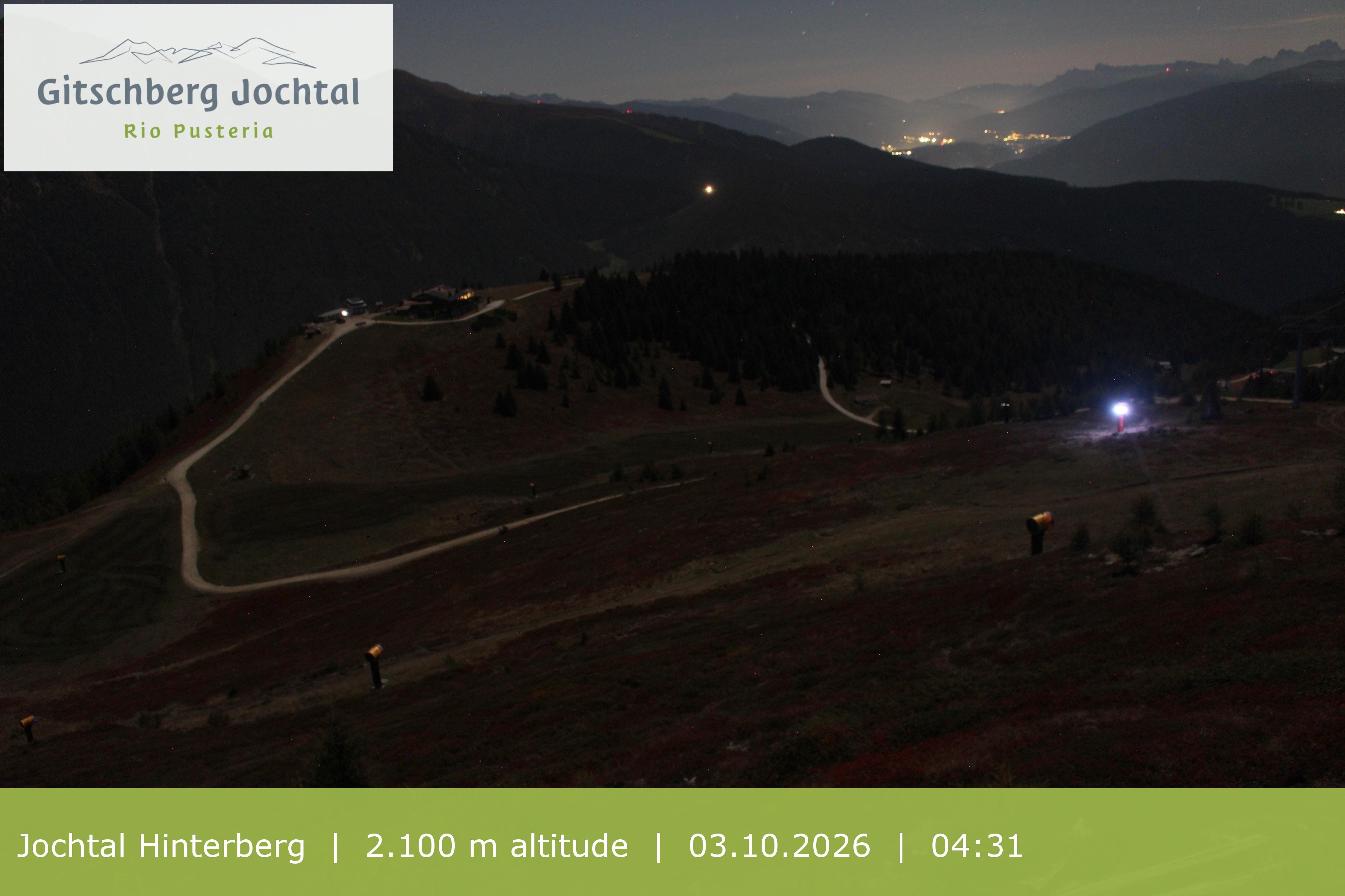Archived image Webcam: View at Jochtal