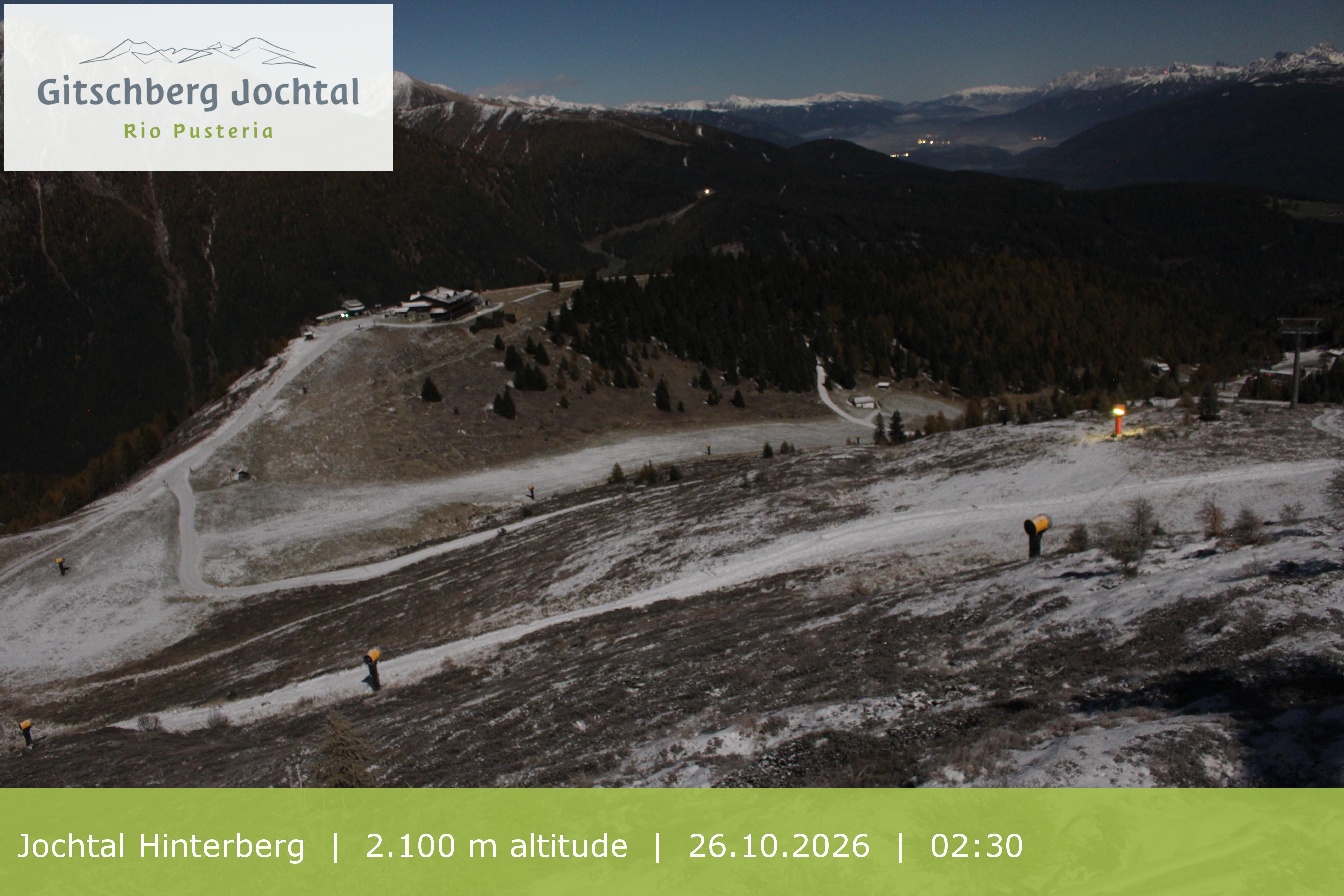 Archived image Webcam: View at Jochtal