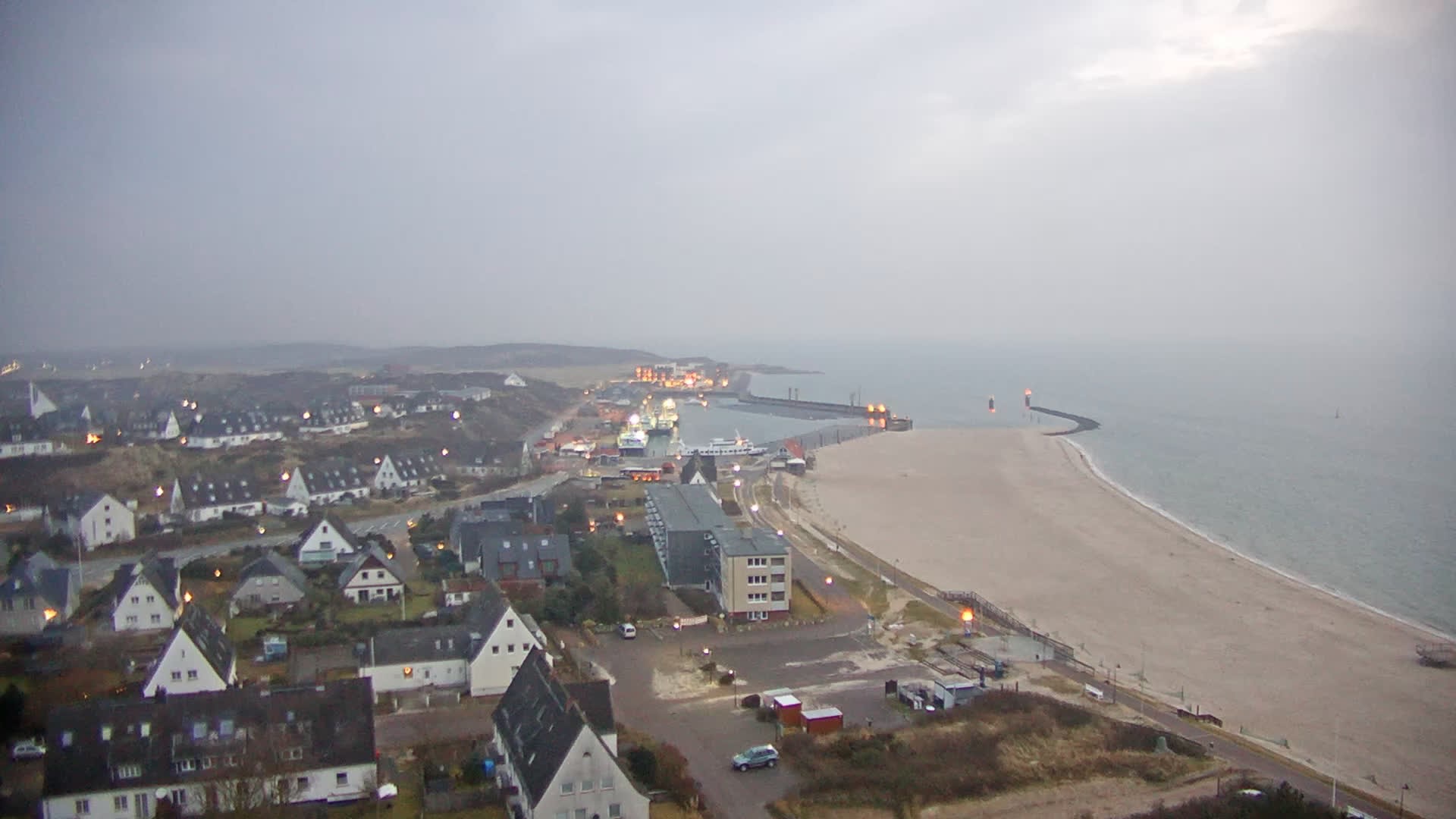 Archived image Webcam Sylt: Hörnum - Beach