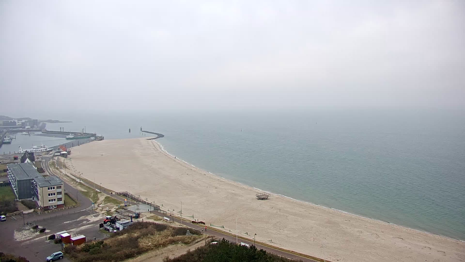 Archived image Webcam Sylt: Hörnum - Beach