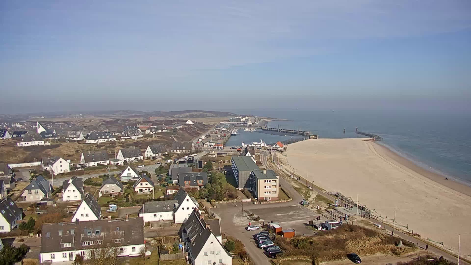 Archived image Webcam Sylt: Hörnum - Beach