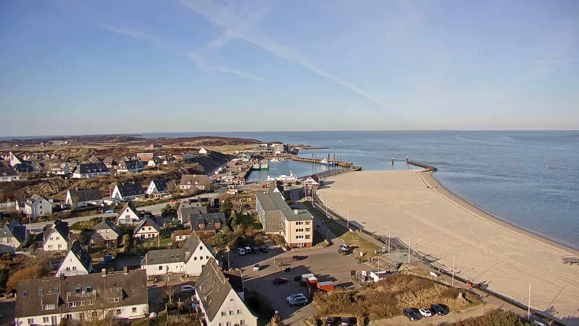 Archived image Webcam Sylt: Hörnum - Beach