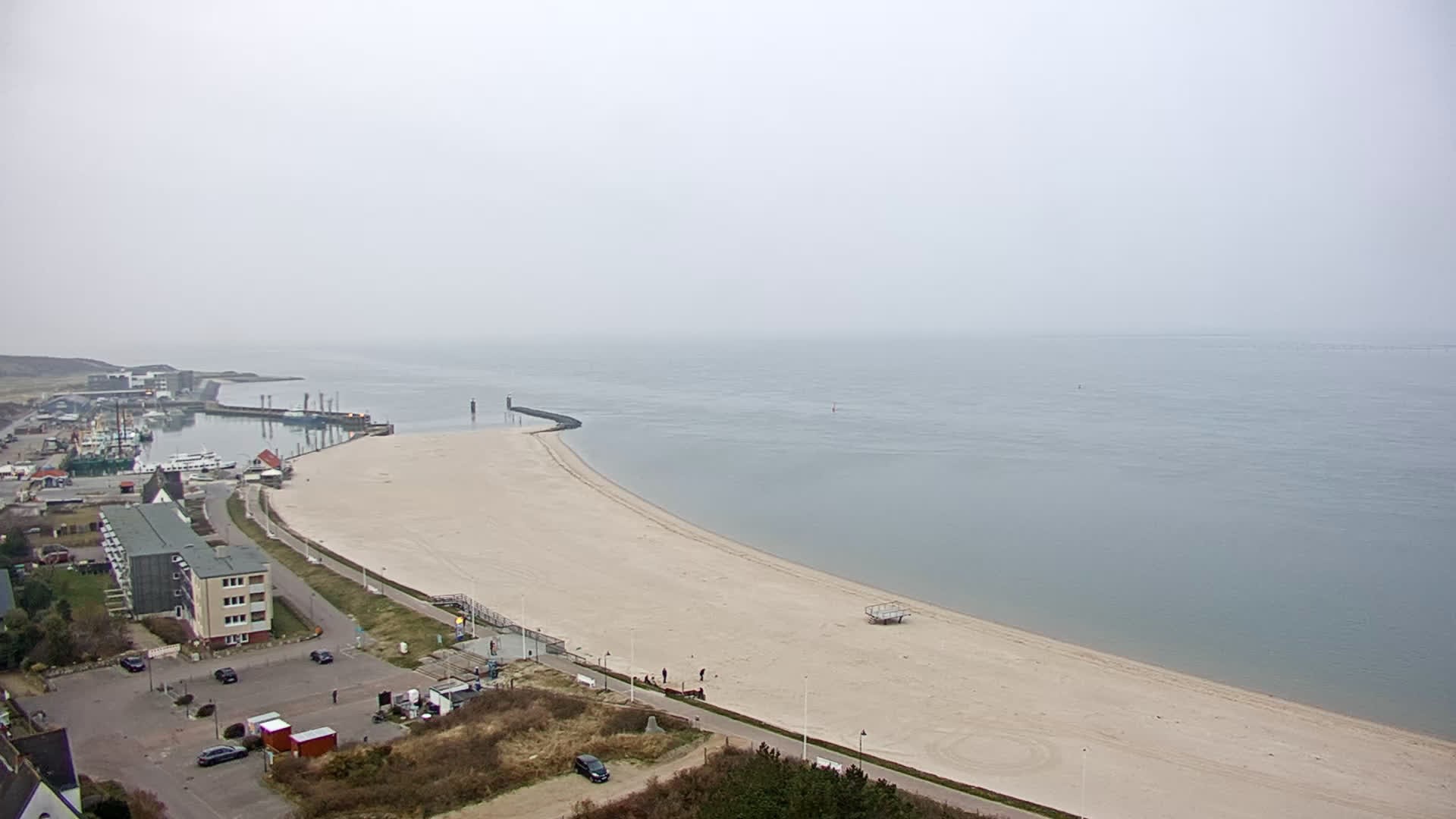 Archived image Webcam Sylt: Hörnum - Beach