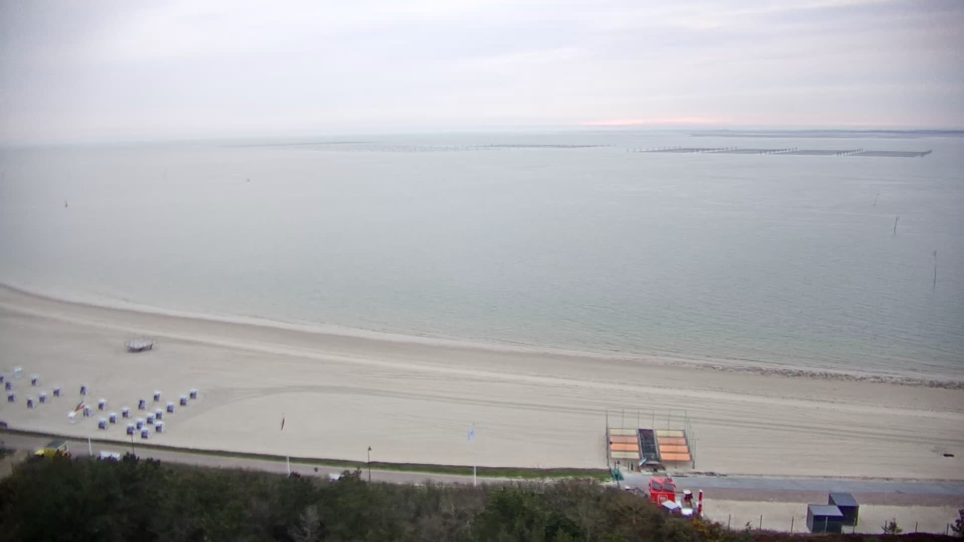 Archived image Webcam Sylt: Hörnum - Beach