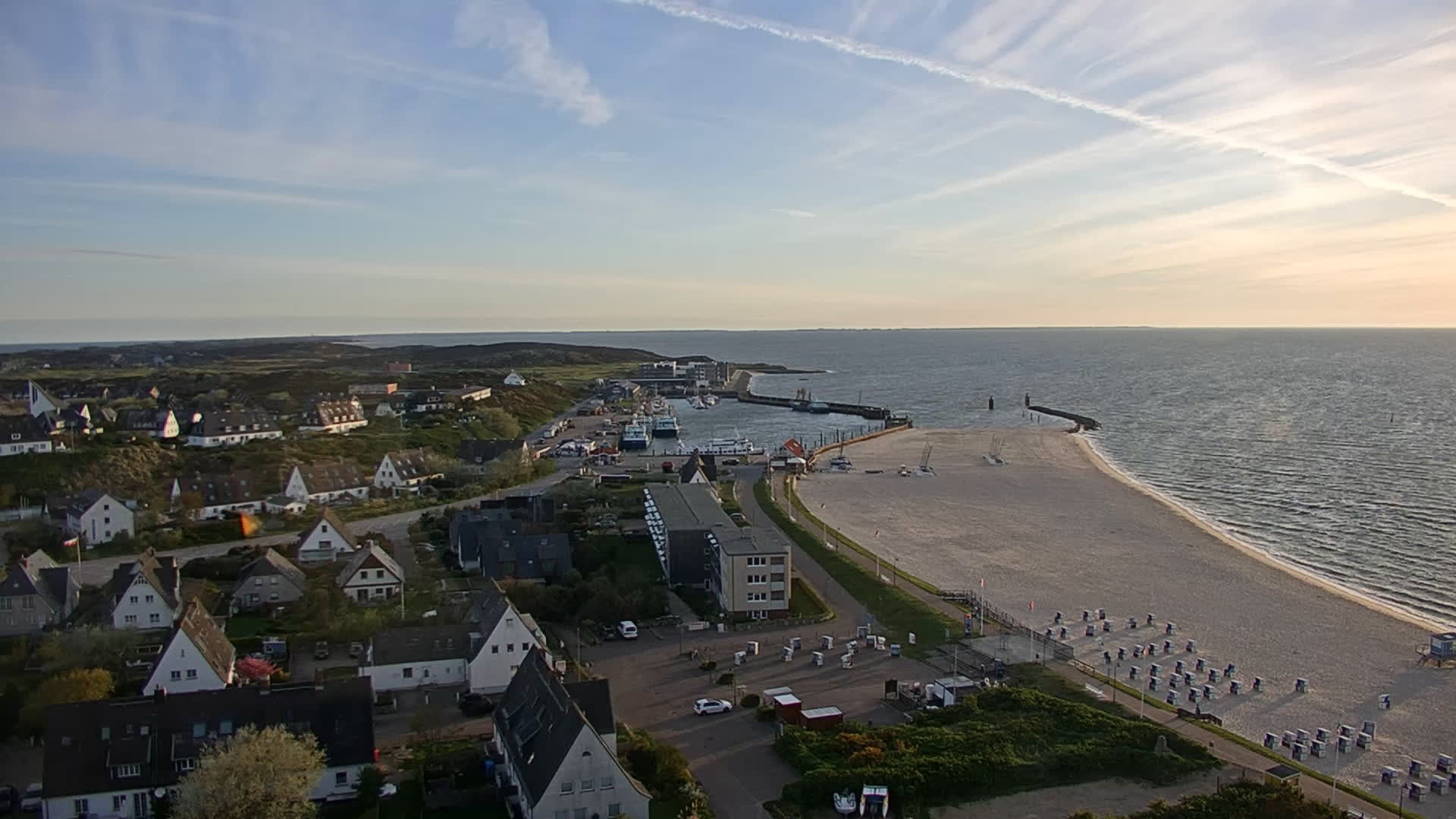 Archived image Webcam Sylt: Hörnum - Beach