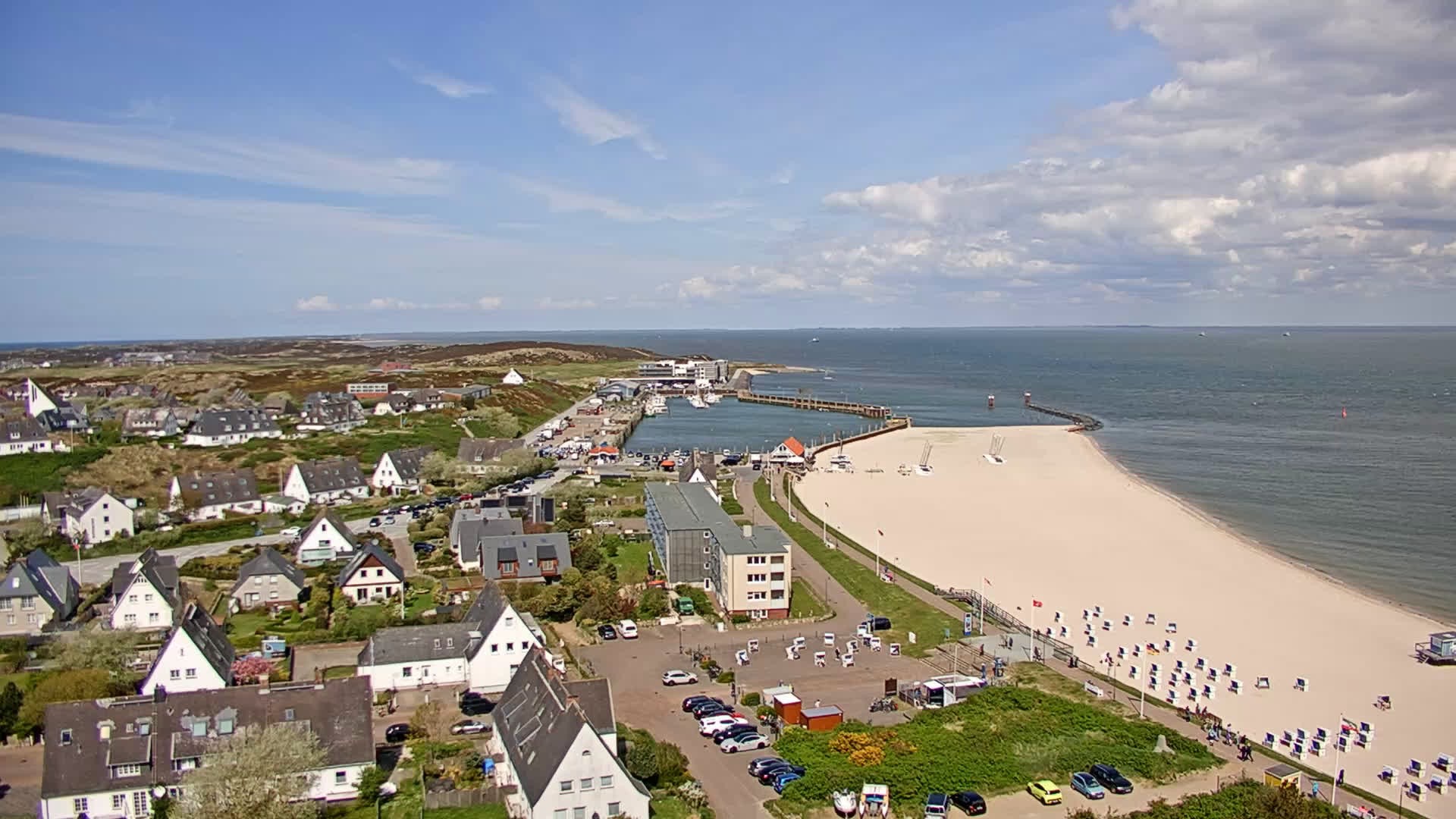 Archived image Webcam Sylt: Hörnum - Beach