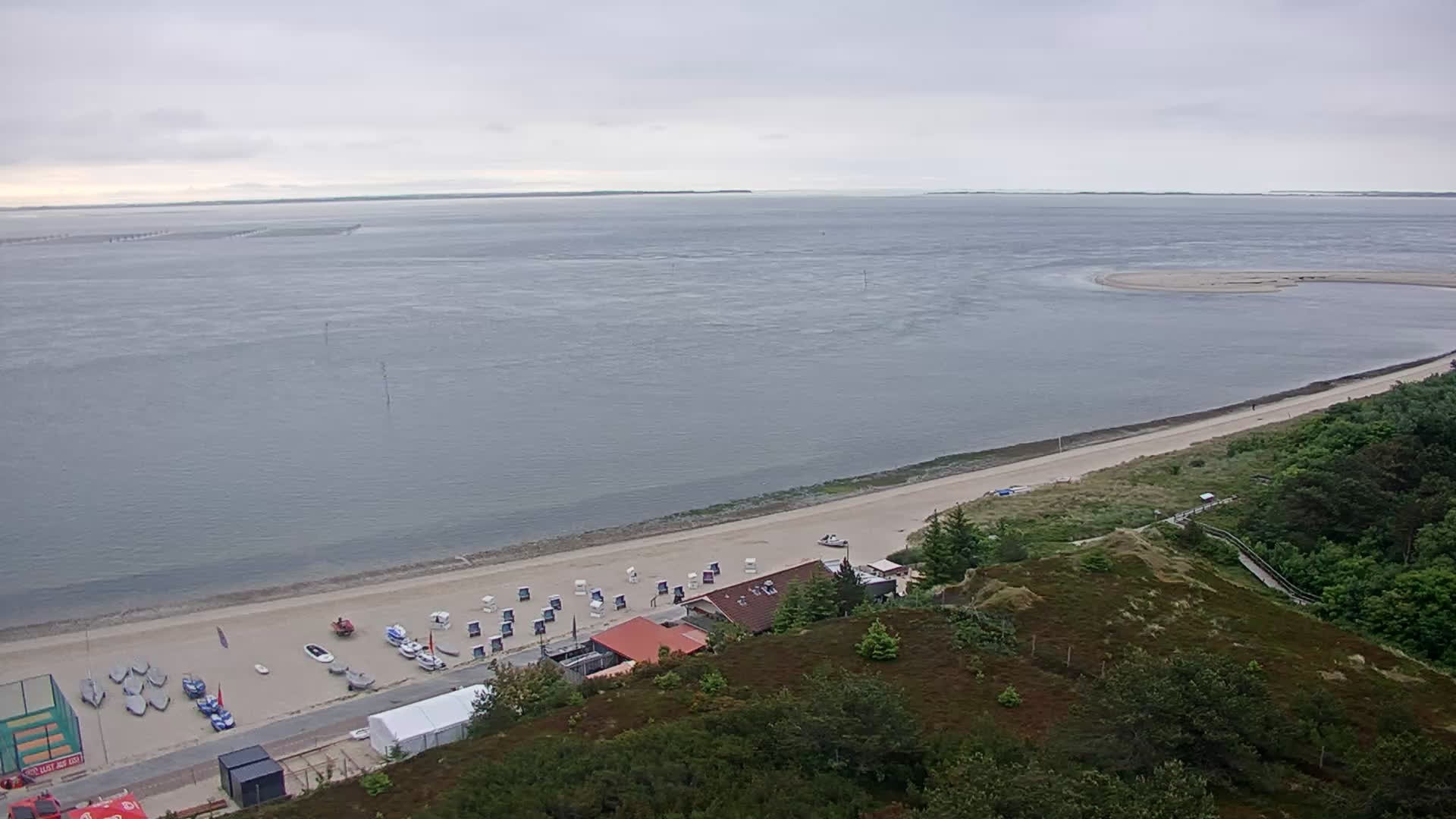 Archived image Webcam Sylt: Hörnum - Beach
