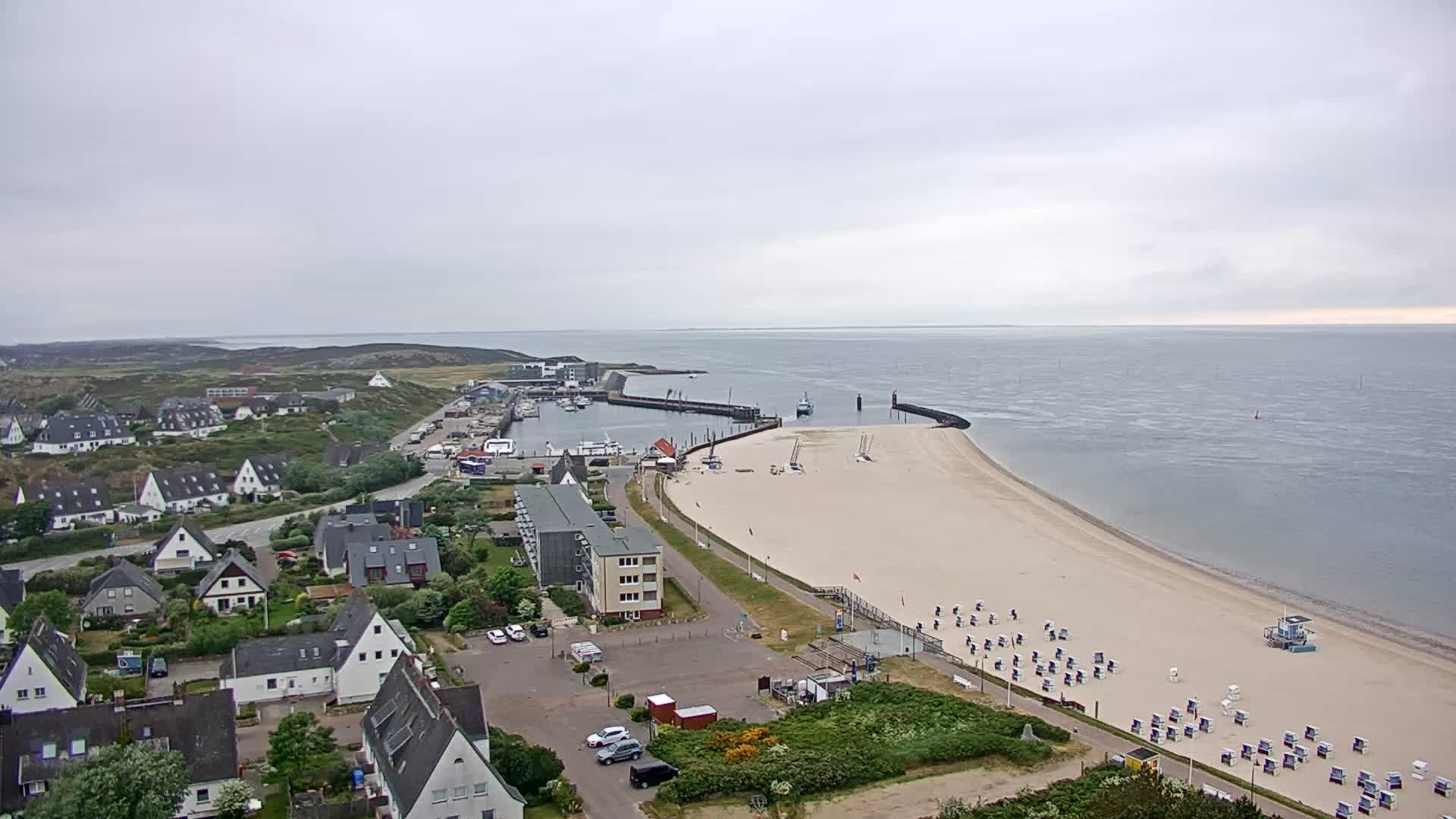 Archived image Webcam Sylt: Hörnum - Beach