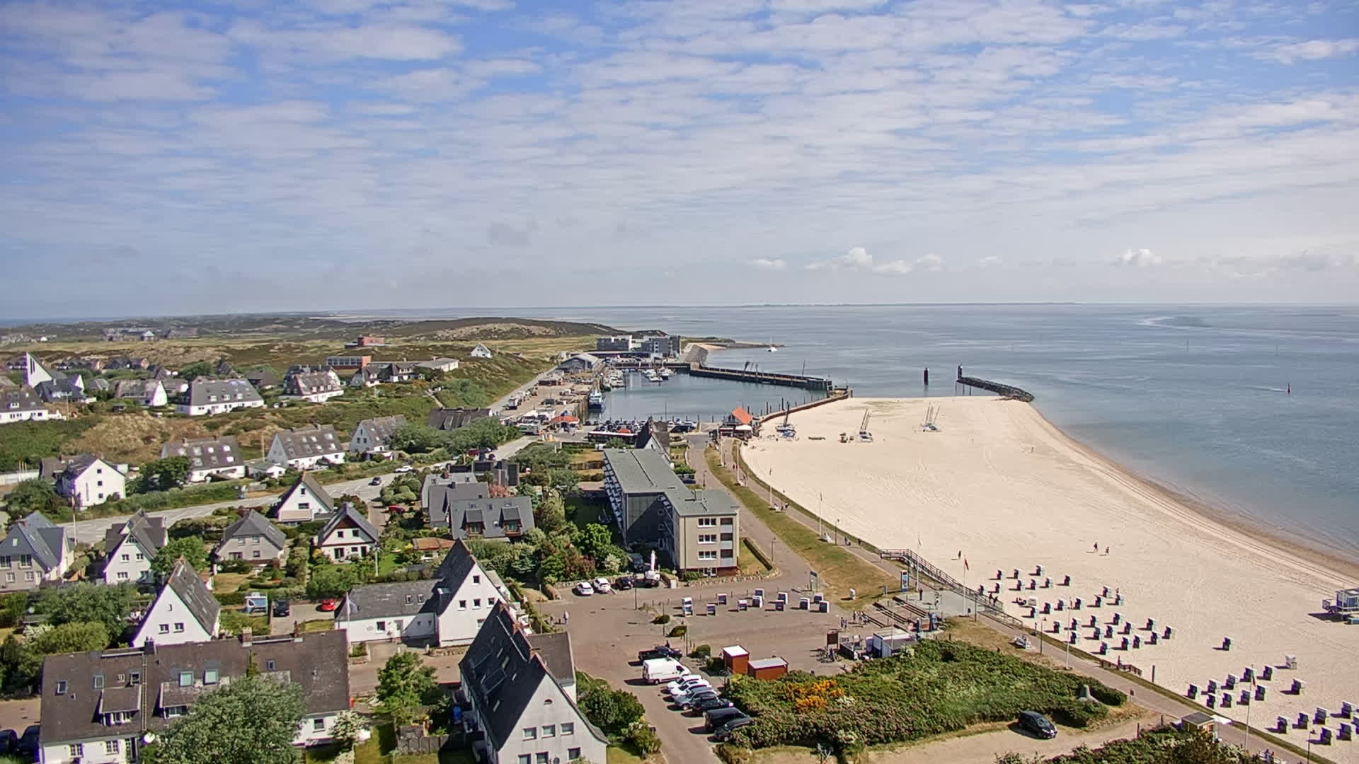 Archived image Webcam Sylt: Hörnum - Beach