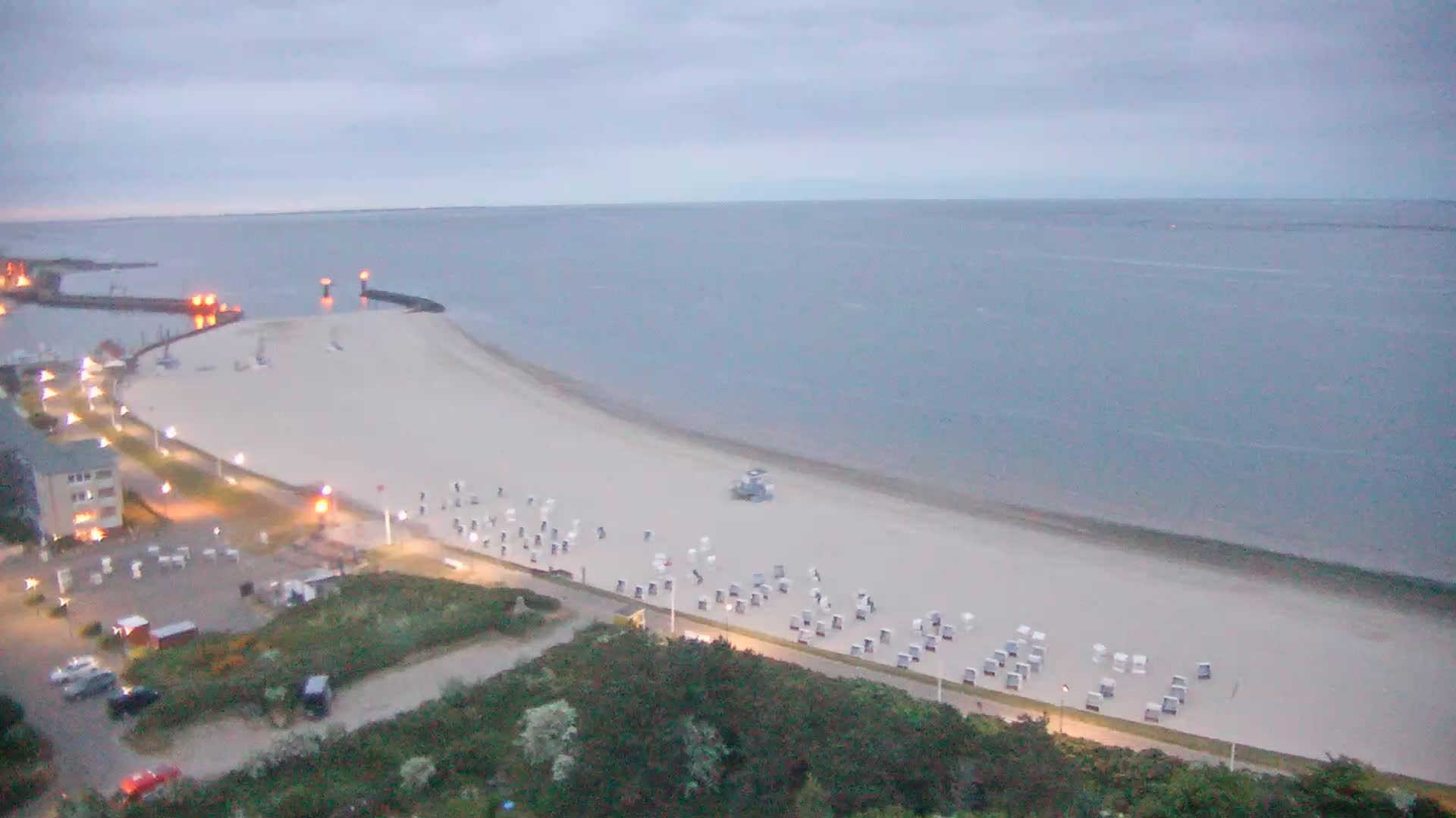 Archived image Webcam Sylt: Hörnum - Beach