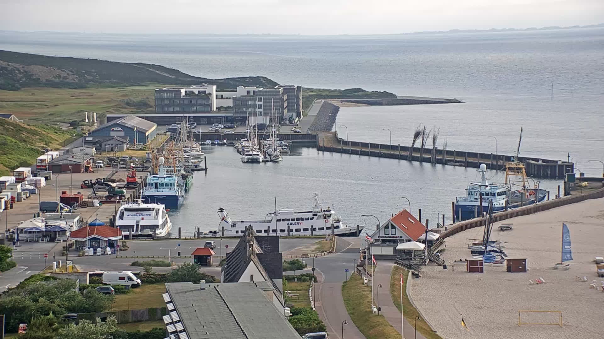 Archived image Webcam Sylt: Hörnum - Beach