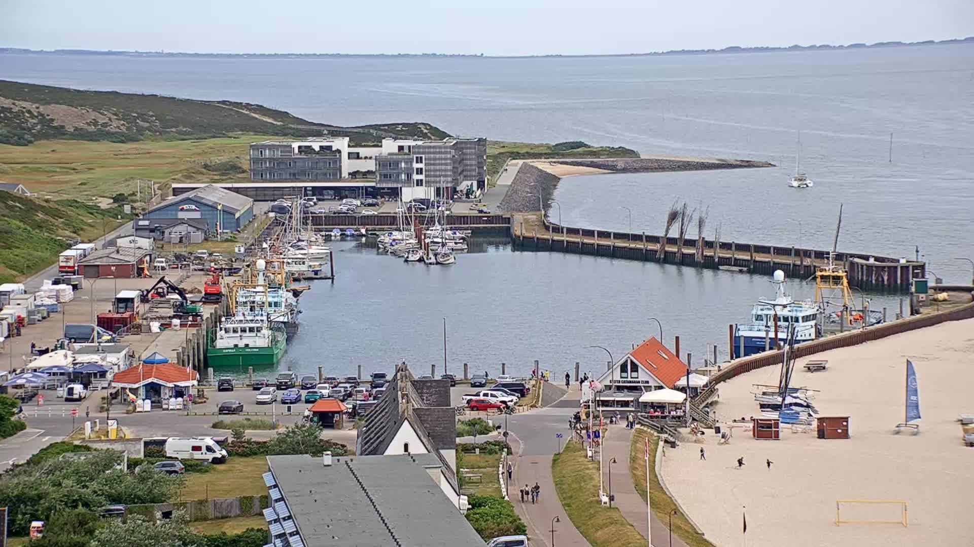 Archived image Webcam Sylt: Hörnum - Beach