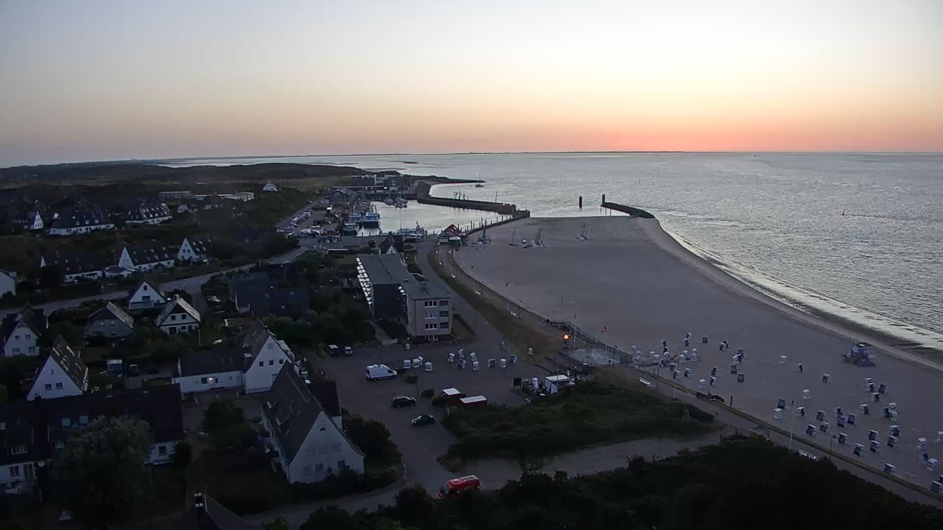 Archived image Webcam Sylt: Hörnum - Beach