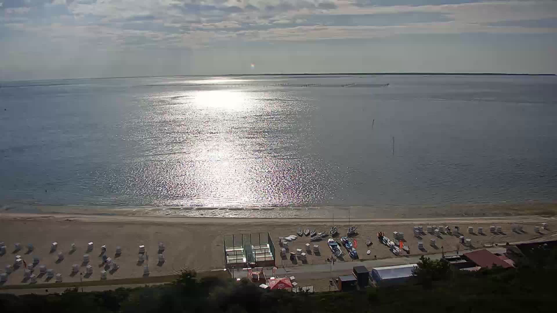 Archived image Webcam Sylt: Hörnum - Beach