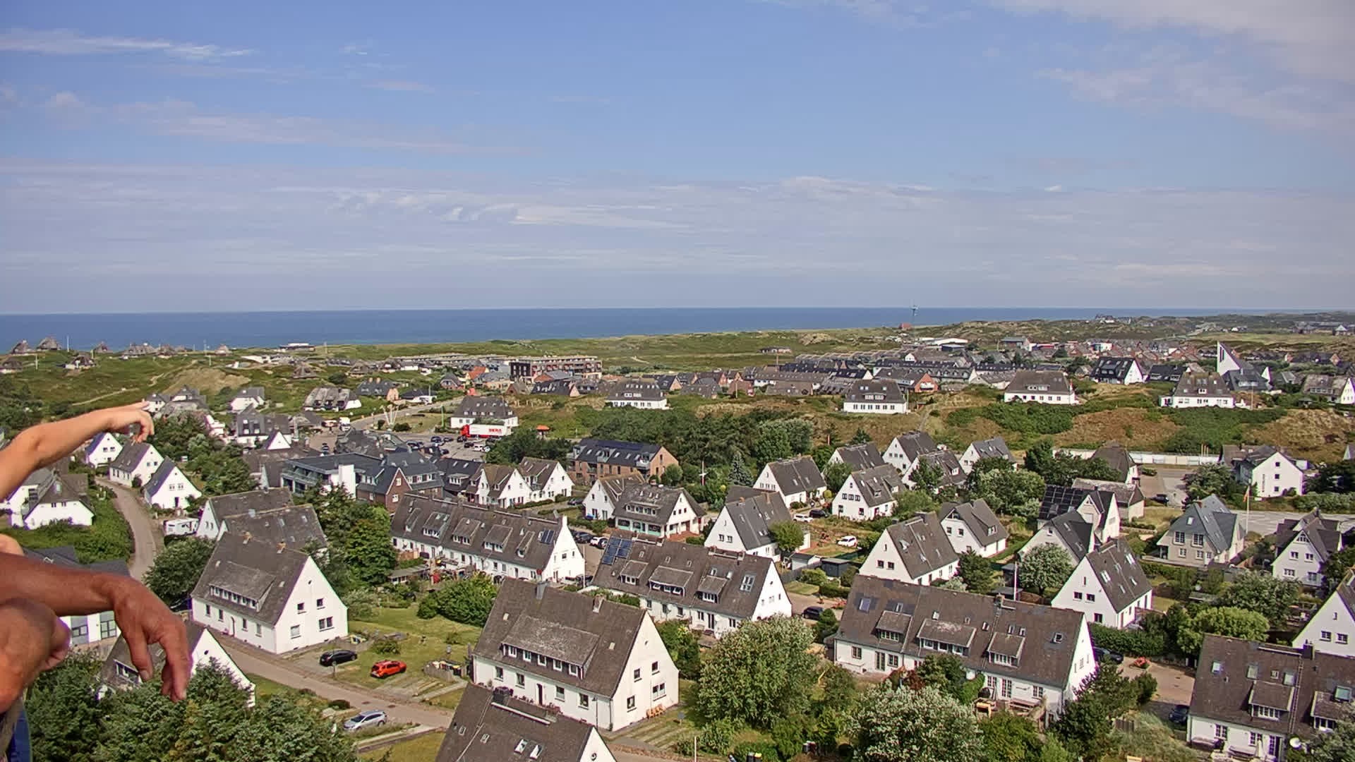 Archived image Webcam Sylt: Hörnum - Beach