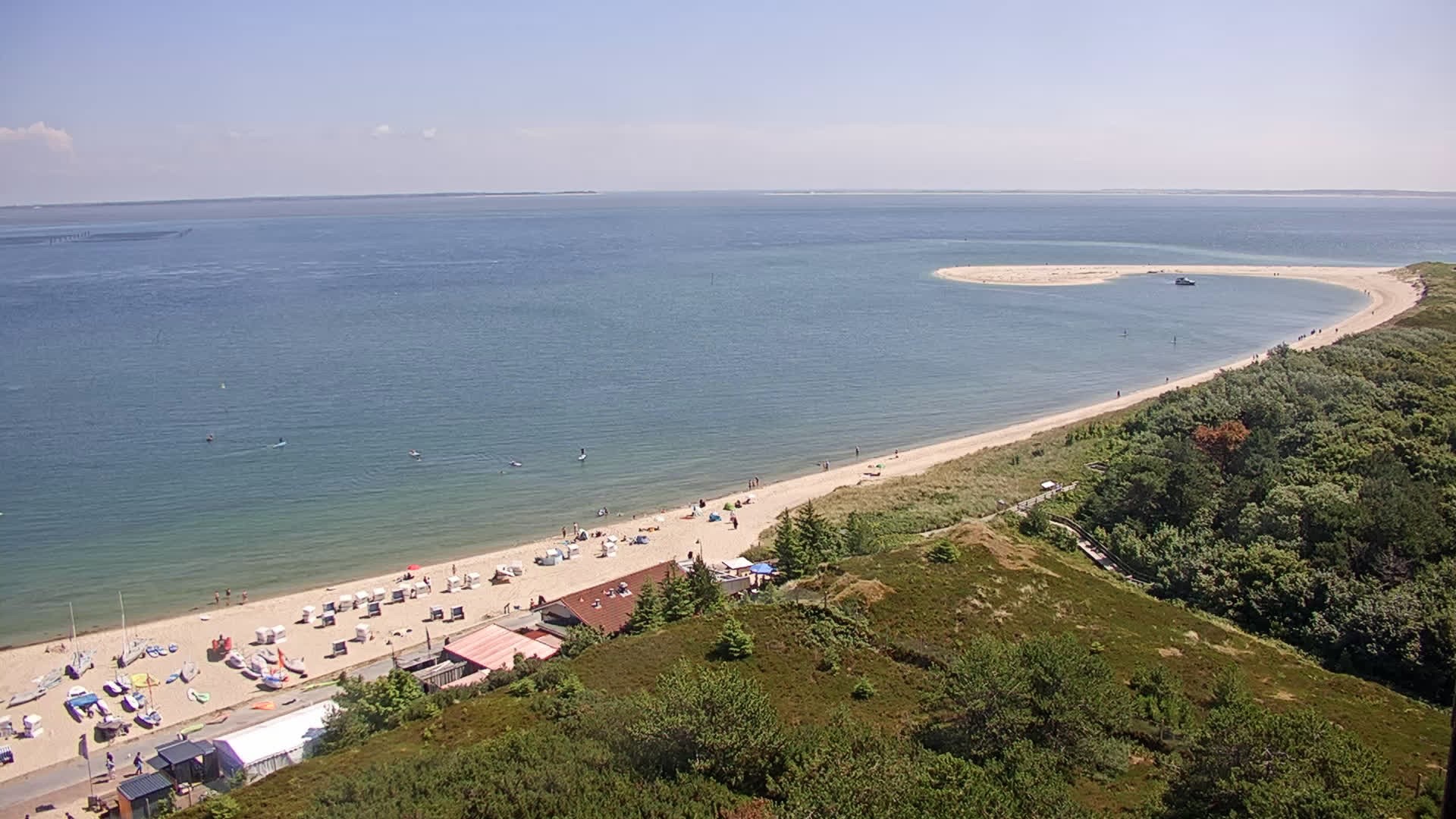 Archived image Webcam Sylt: Hörnum - Beach