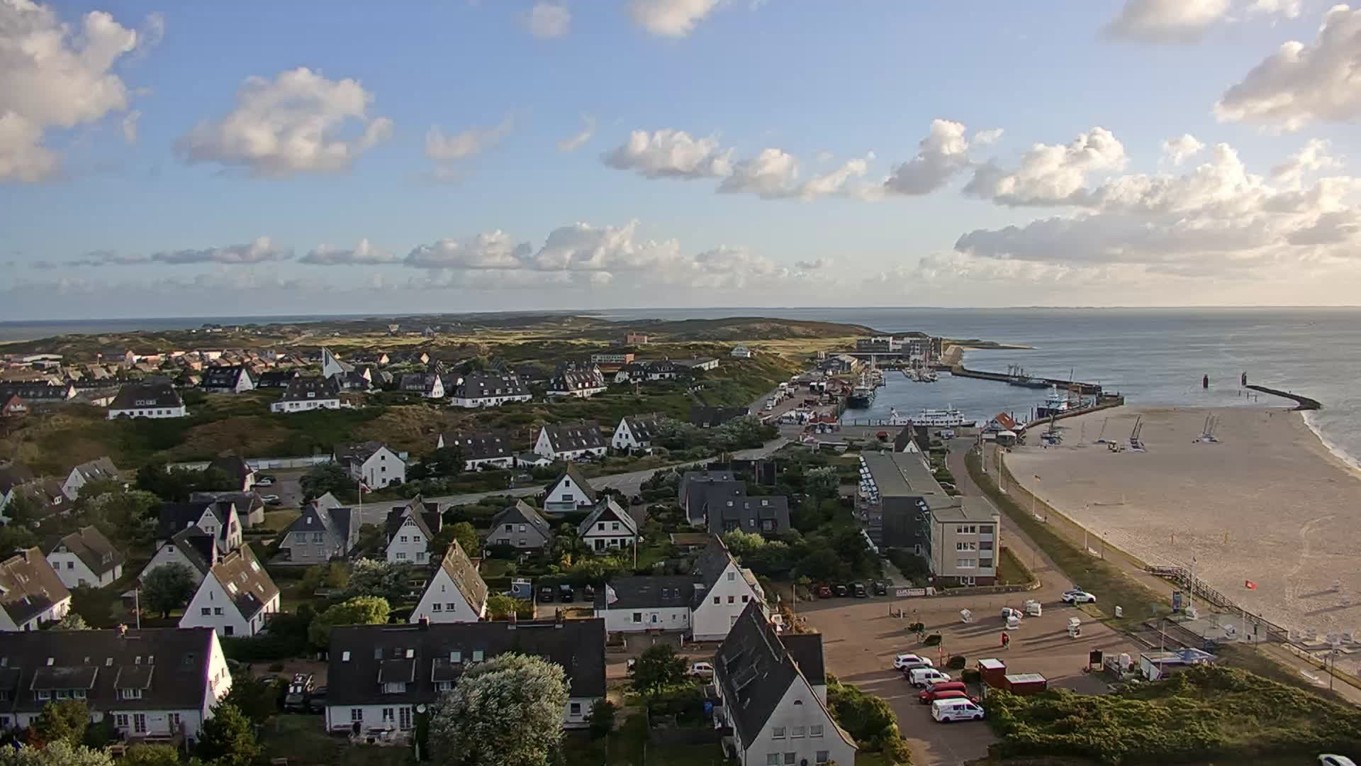 Archived image Webcam Sylt: Hörnum - Beach