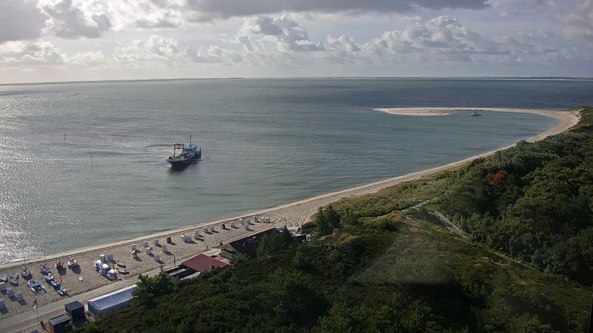 Archived image Webcam Sylt: Hörnum - Beach