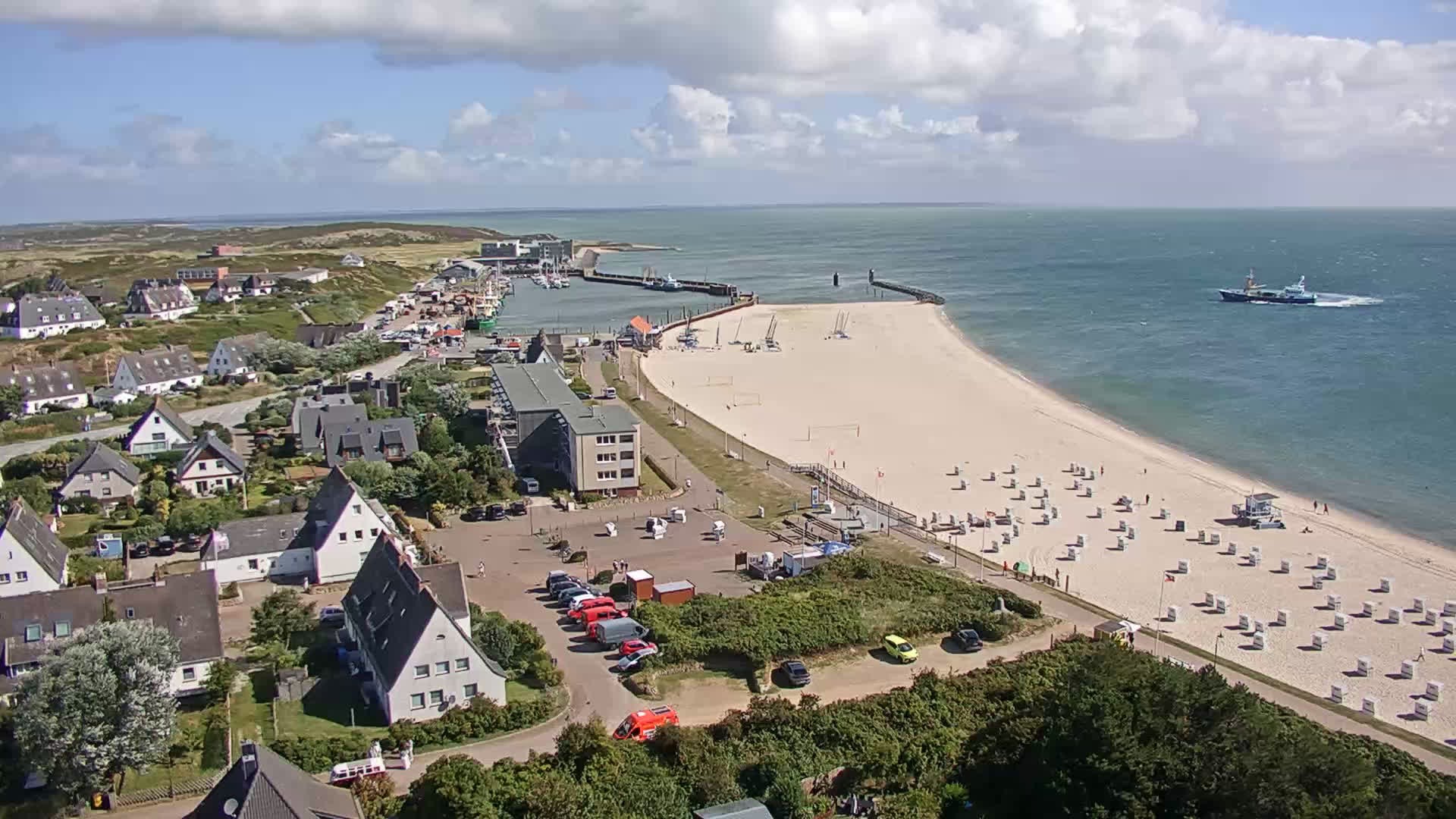 Archived image Webcam Sylt: Hörnum - Beach