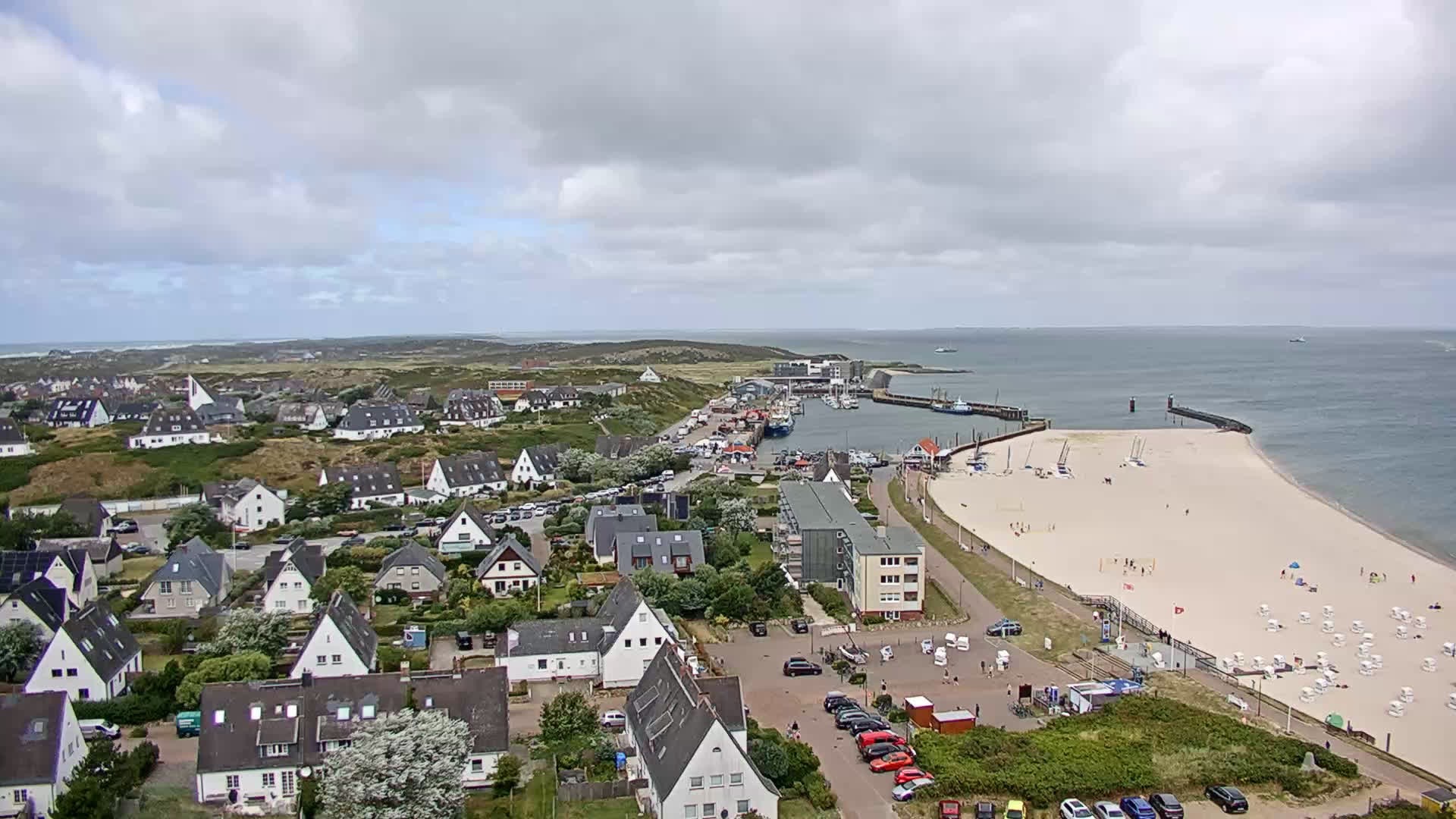 Archived image Webcam Sylt: Hörnum - Beach