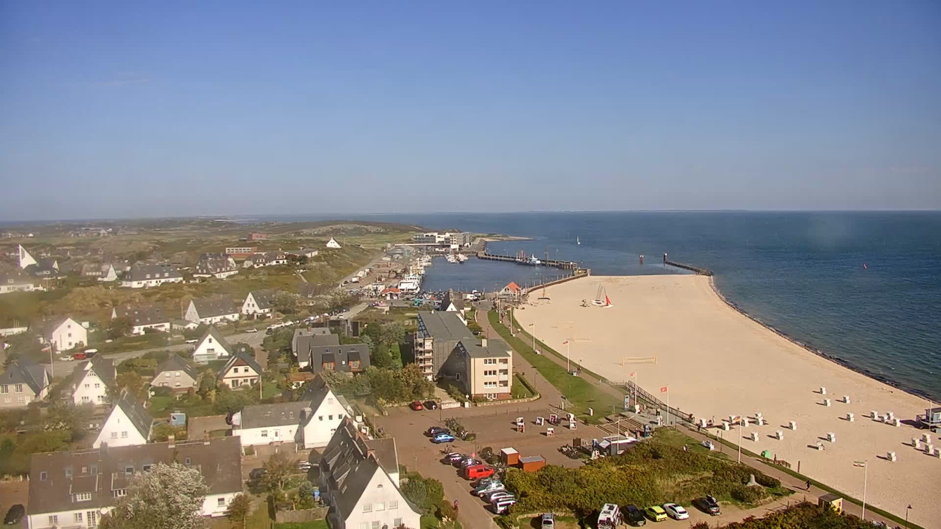 Archived image Webcam Sylt: Hörnum - Beach