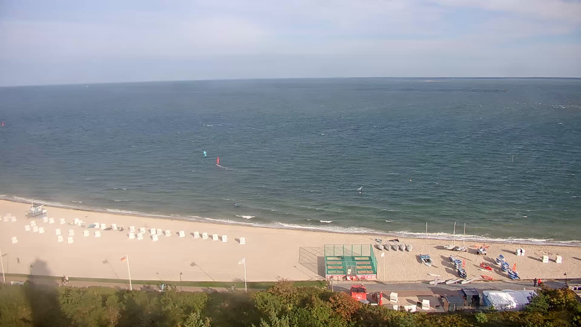 Archived image Webcam Sylt: Hörnum - Beach